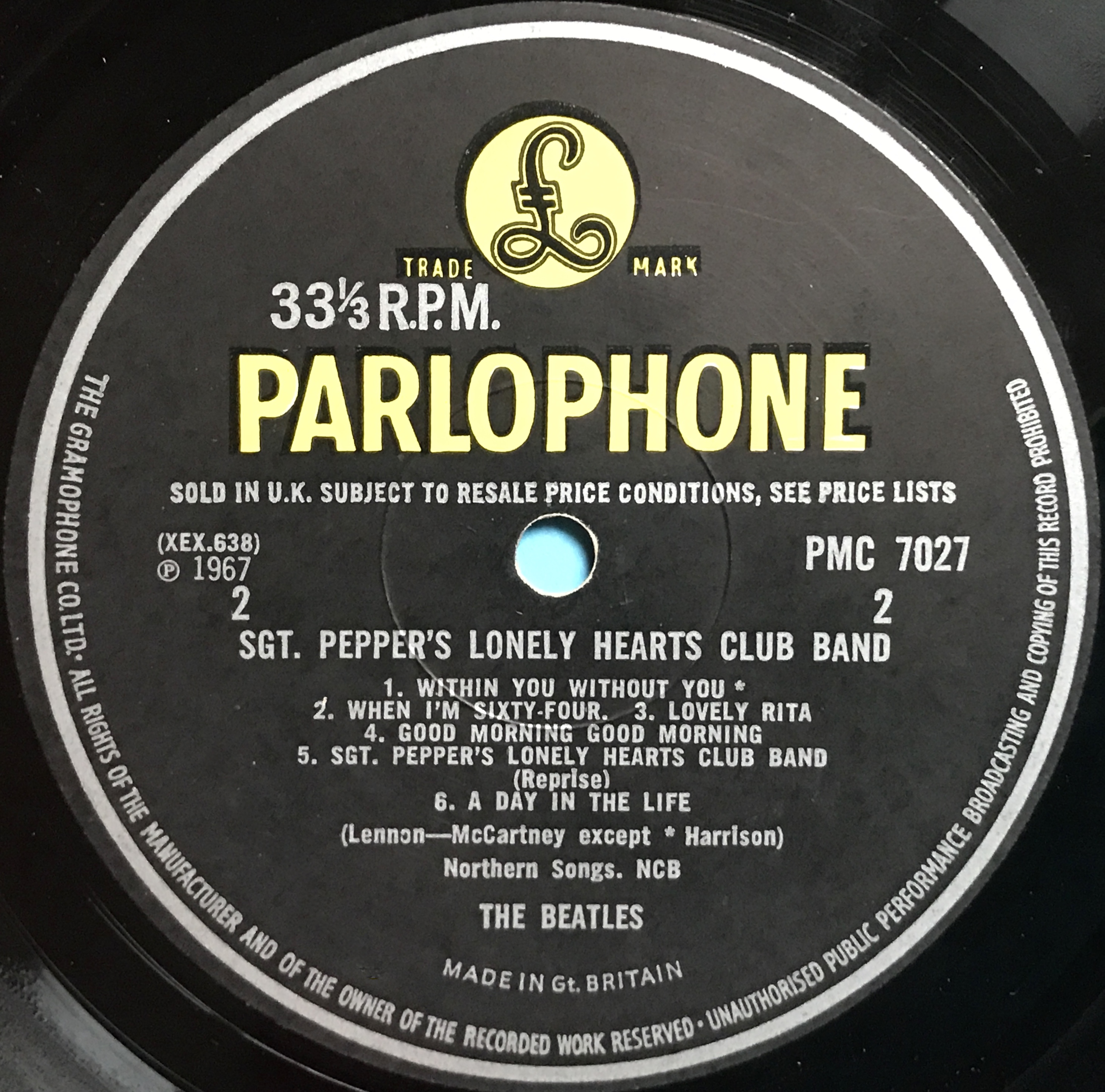 BEATLES - Sgt Peppers lonely hearts club band UK-orig MONO LP 1967  - 5