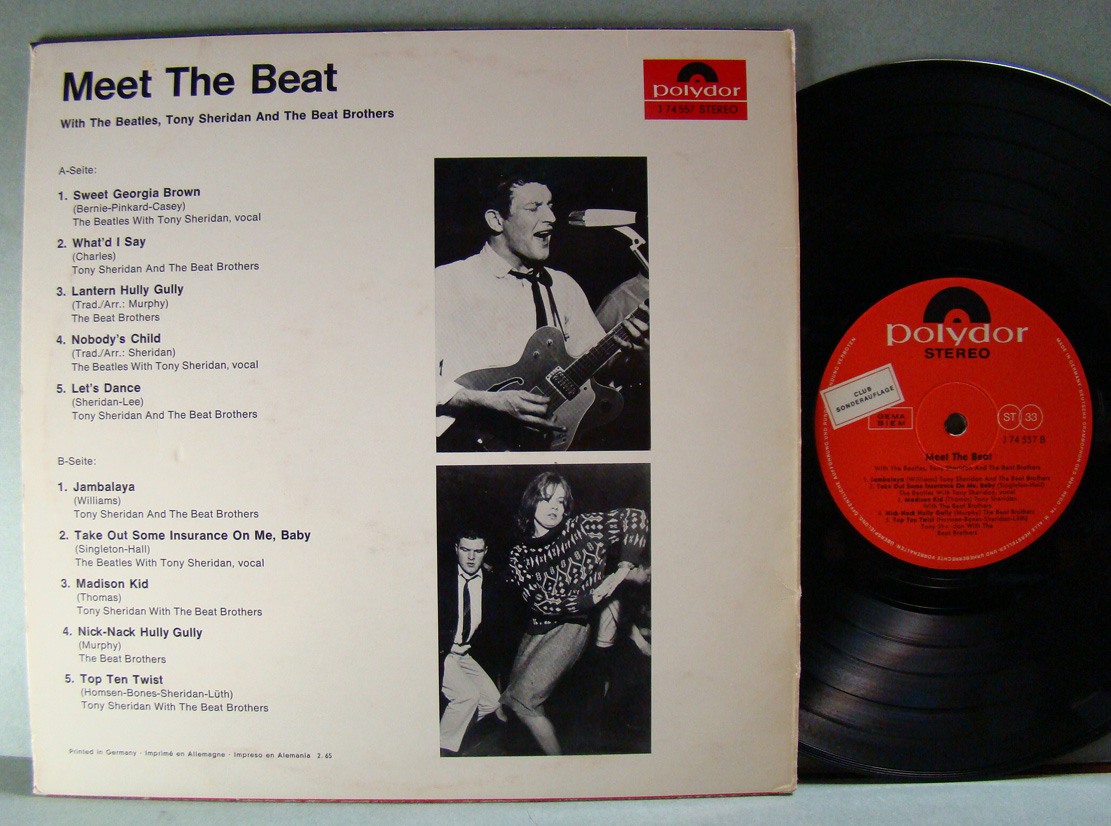 BEATLES / TONY SHERIDAN Meet the Beat 10" LP 1965 - 2