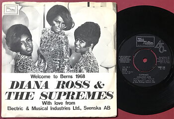DIANA ROSS & SUPREMES - Welcome to Berns Swe PS 1968 