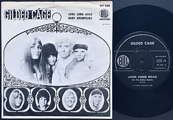 GILDED CAGE - Long long road Swe PS 1968