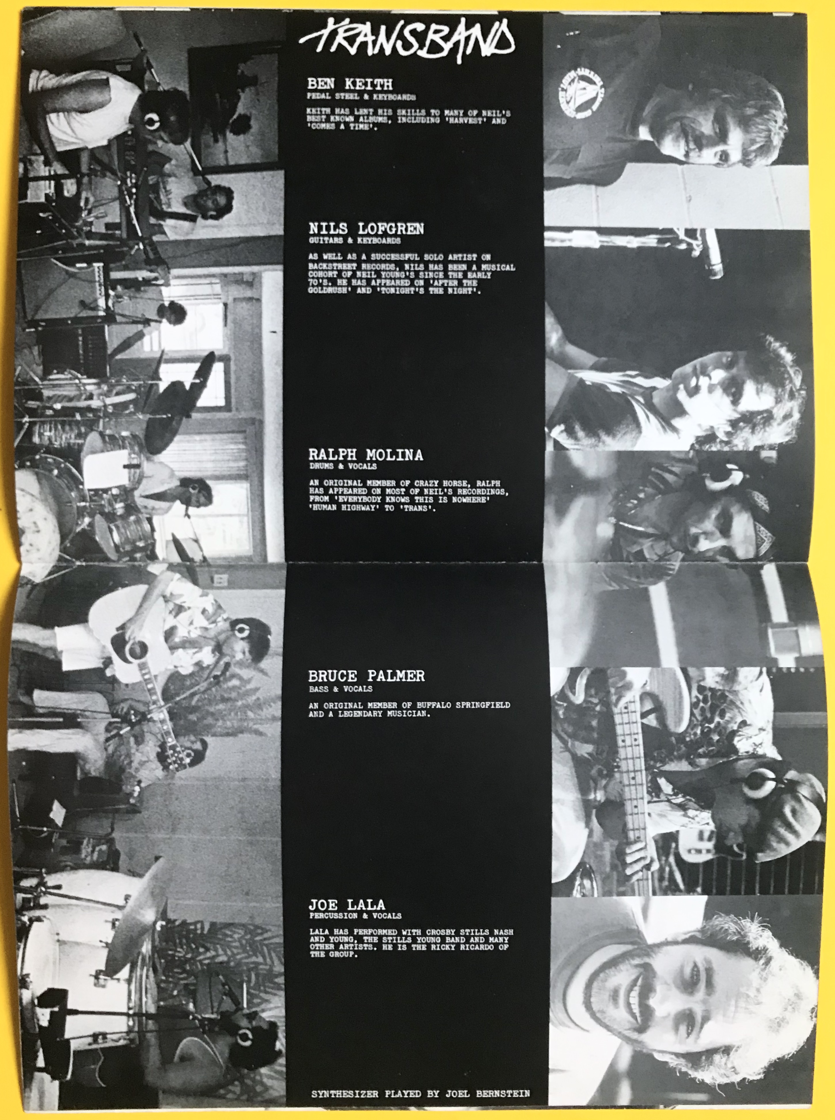 NEIL YOUNG - Transworld tour Konsertprogram 1982 - 7