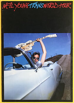 NEIL YOUNG - Transworld tour Konsertprogram 1982