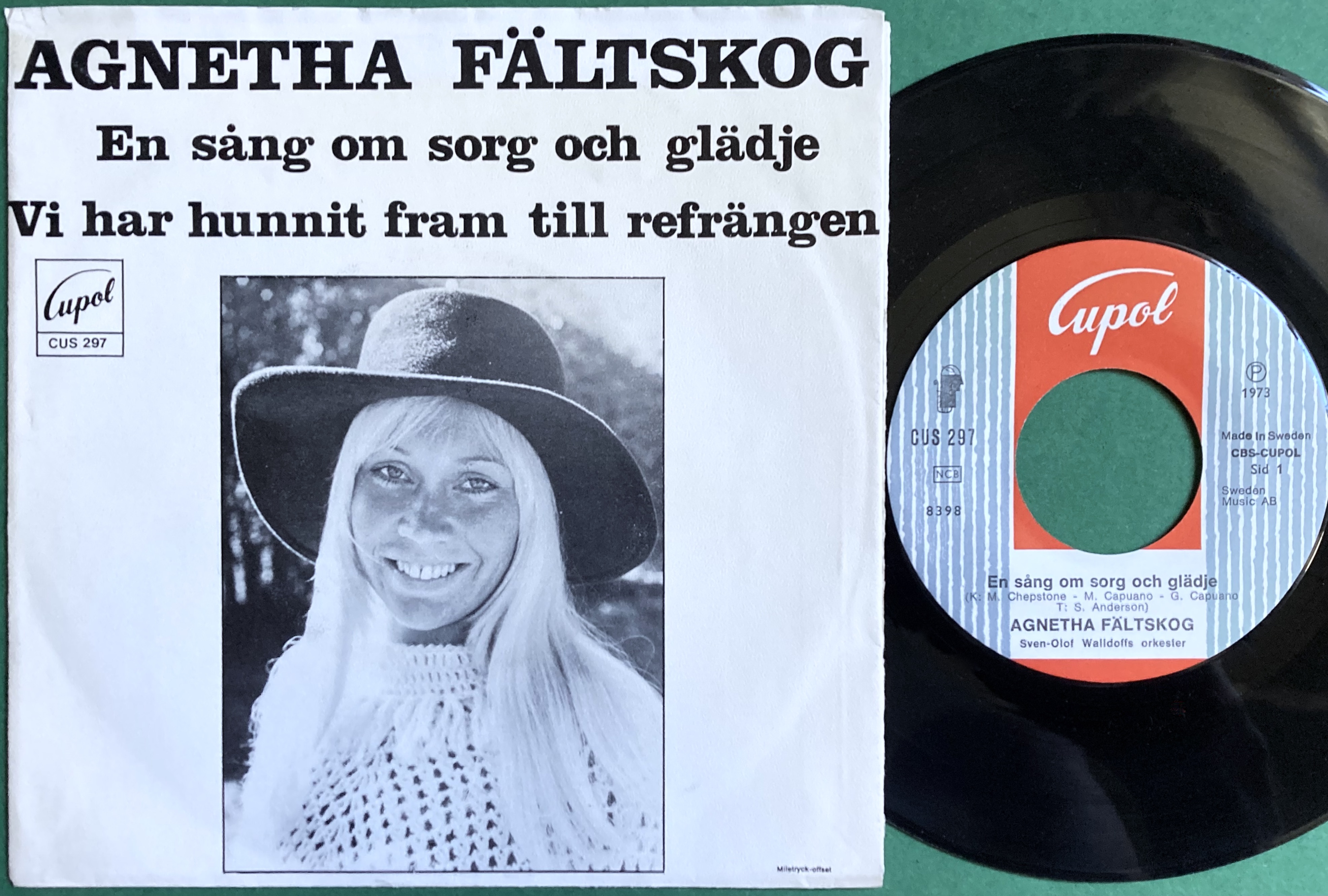 AGNETHA FÄLTSKOG - En sång om sorg och glädje Swe PS 1973