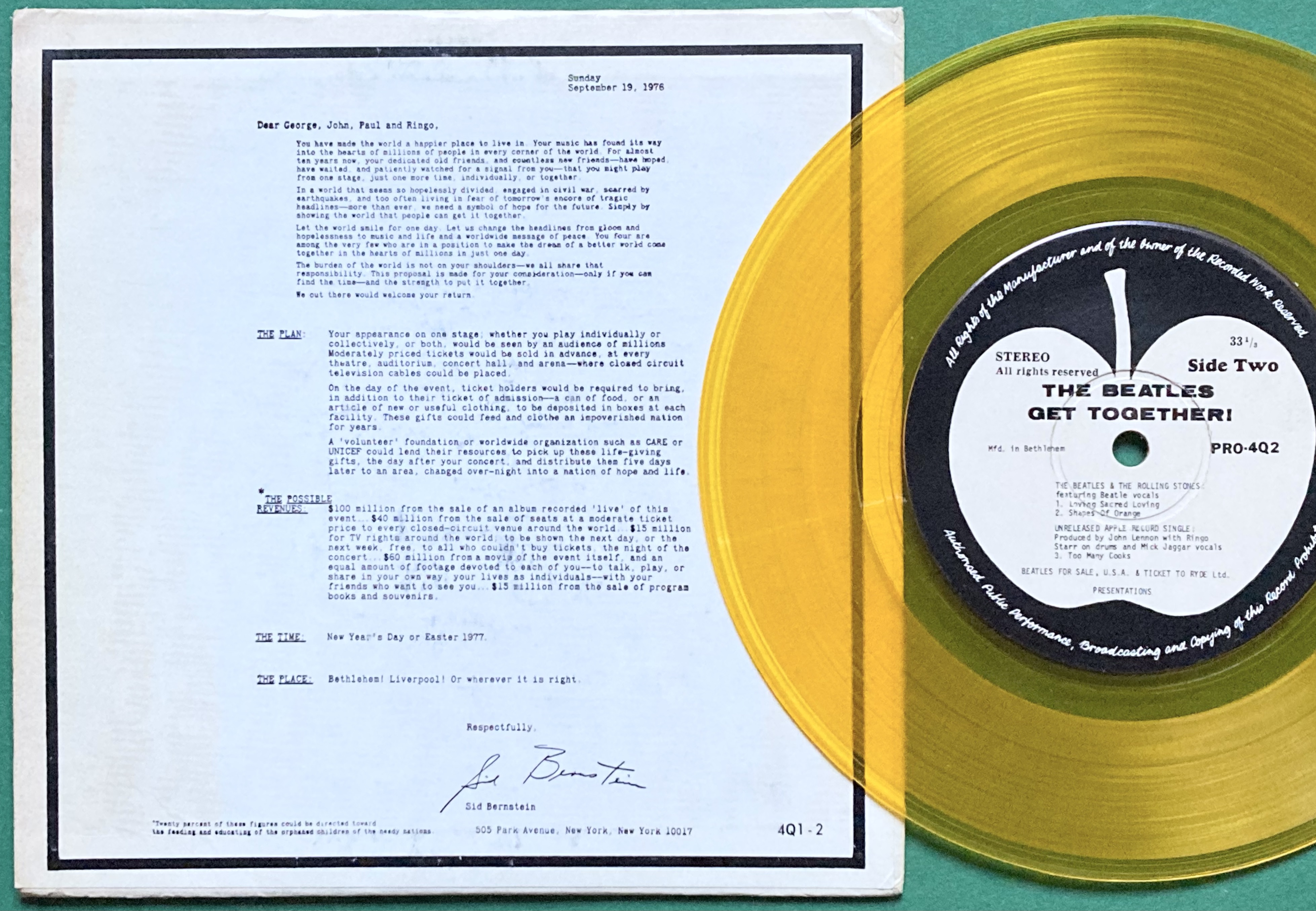 BEATLES - Get together! EP USA 1976 - 2