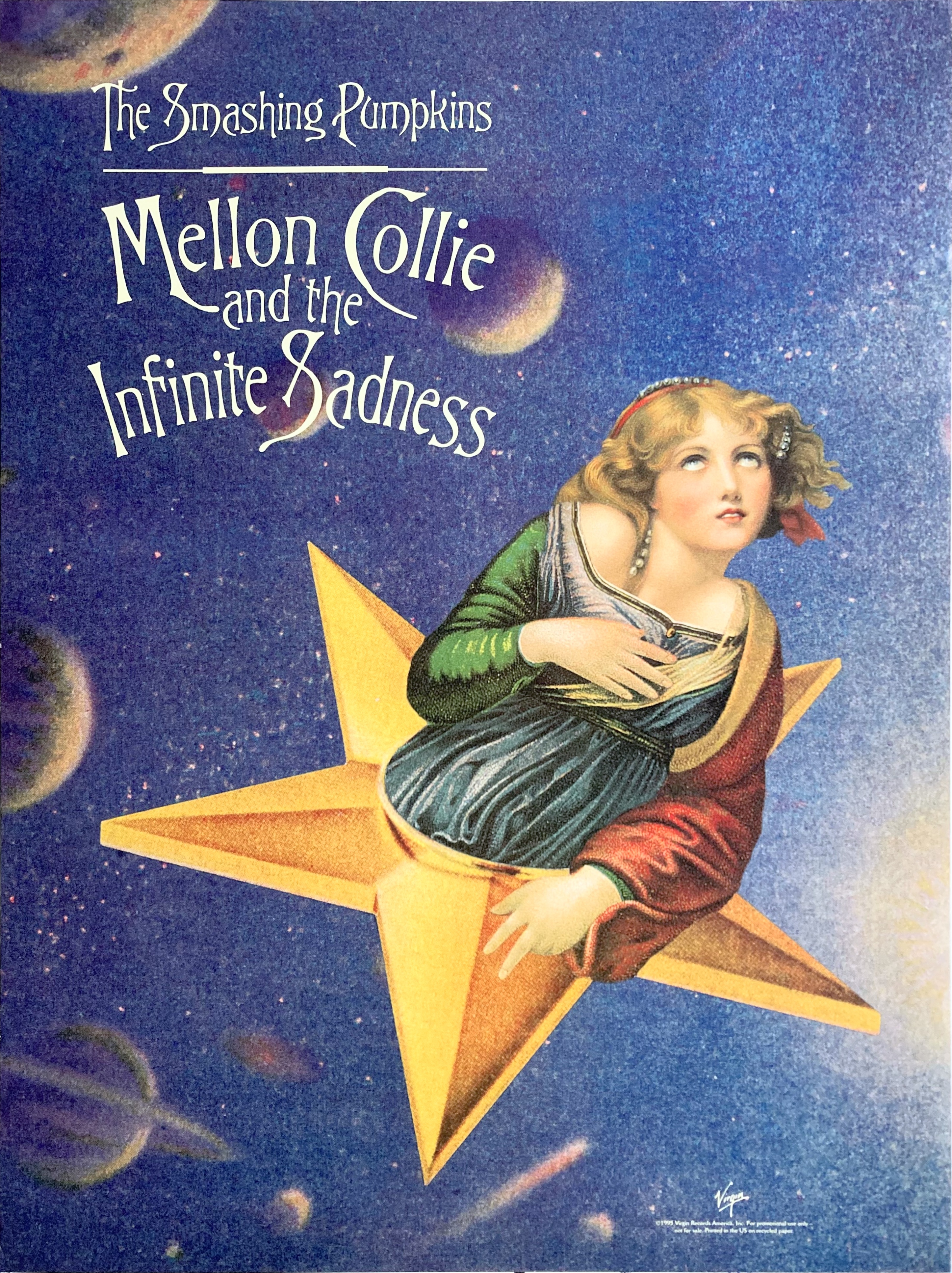 SMASHING PUMPKINS - Mellon Collie (1995) LP Promo poster - 2