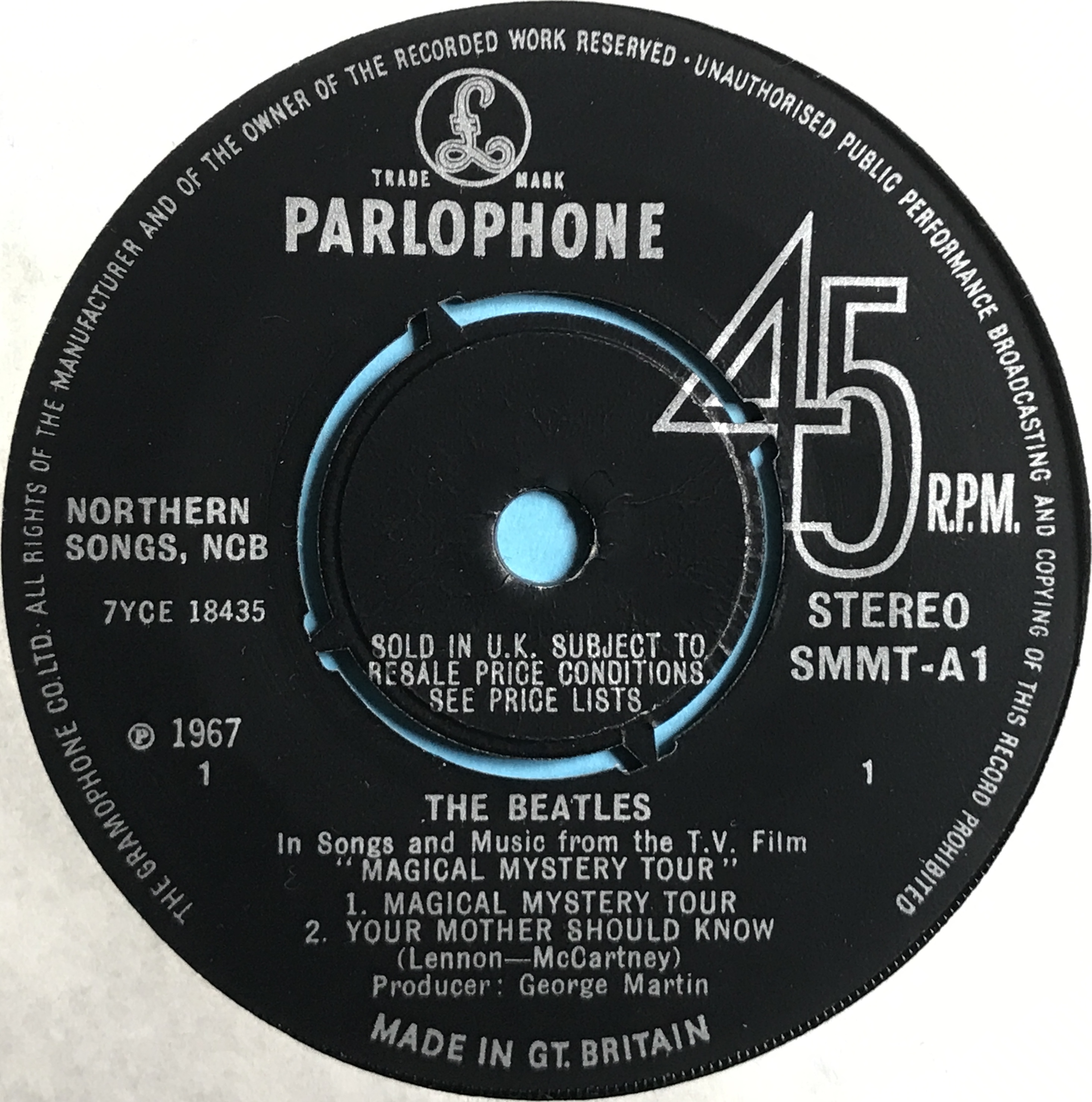 Nostalgipalatset - BEATLES - Magical Mystery Tour UK stereo