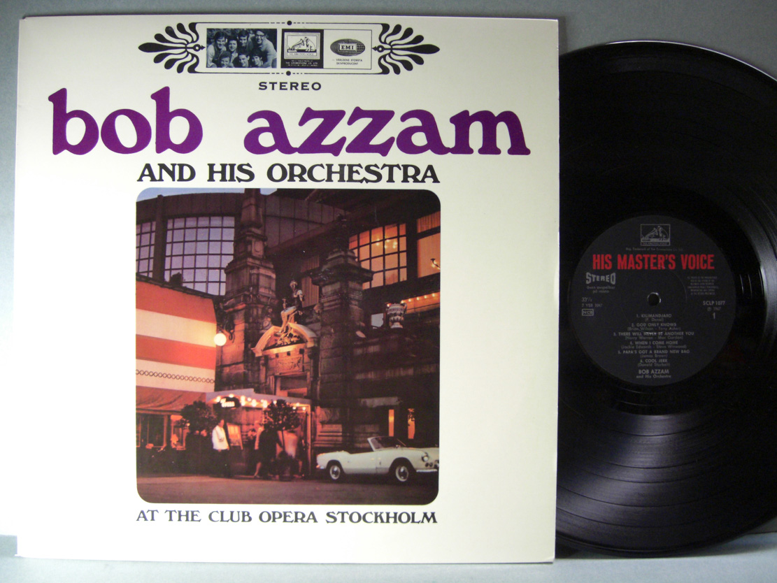 BOB AZZAM - At the Club Opera Stockholm  Swe LP 1967