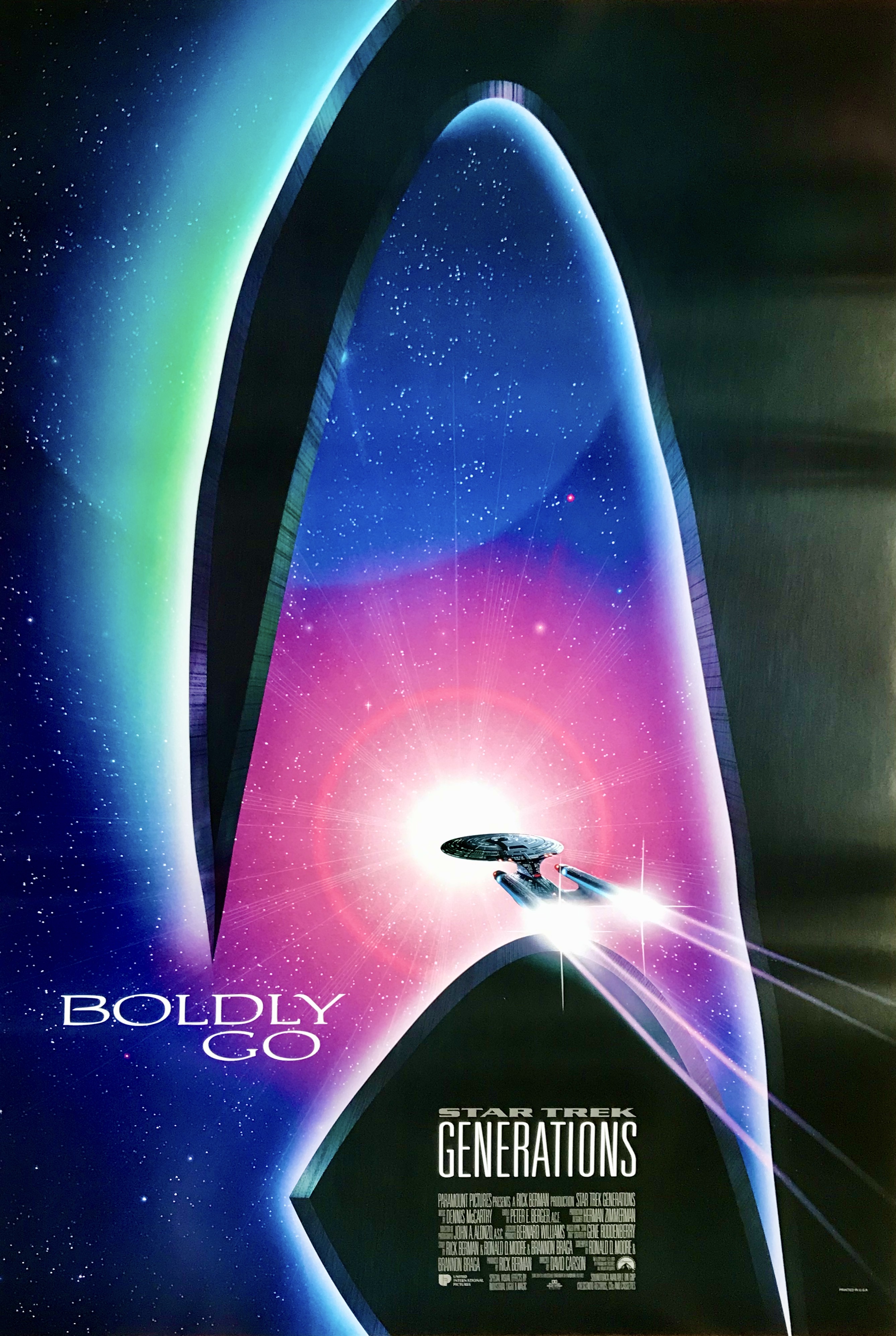 STAR TREK - GENERATIONS (1994) "BOLDLY GO"