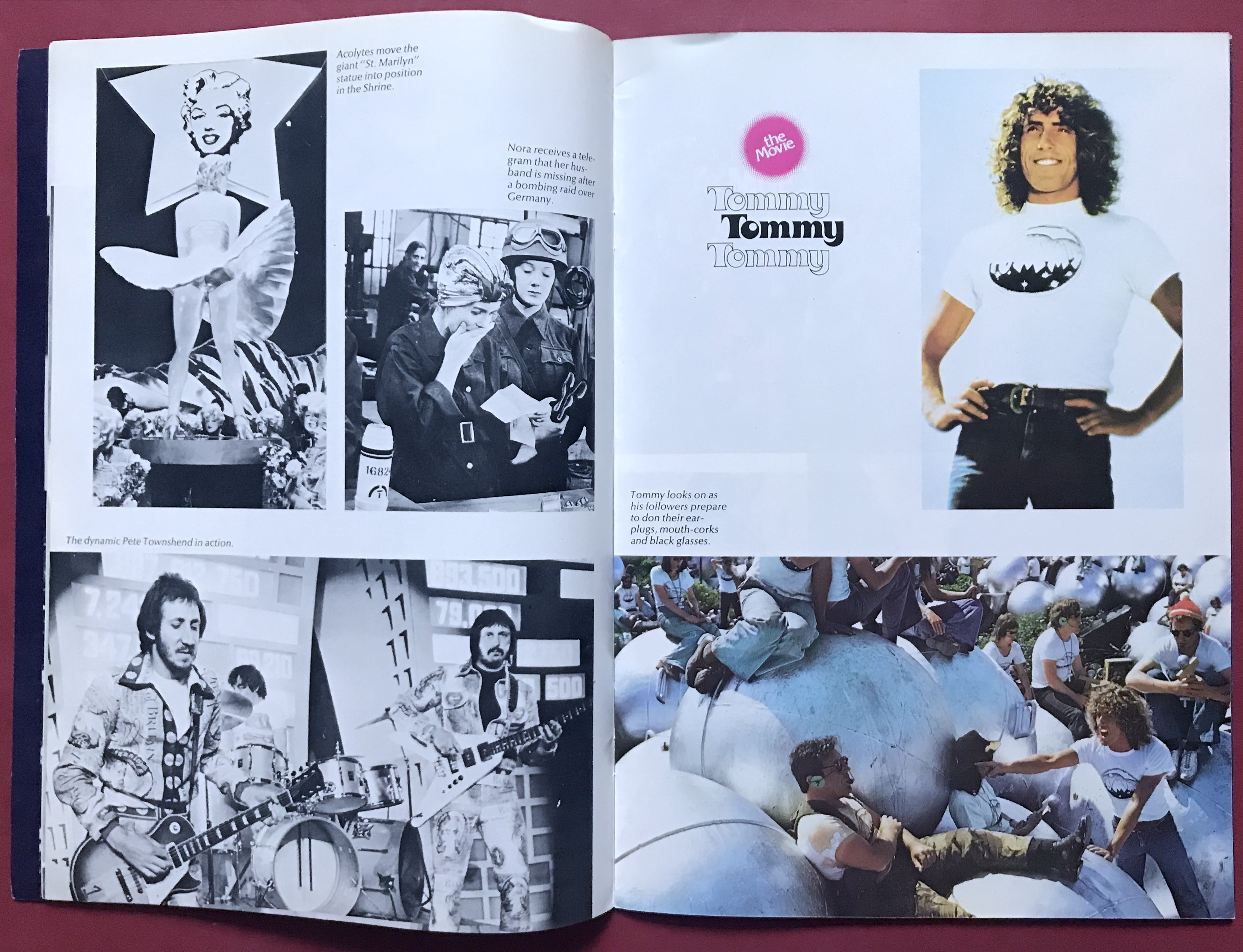 THE WHO - Tommy Souvenirprogram 1975 - 6