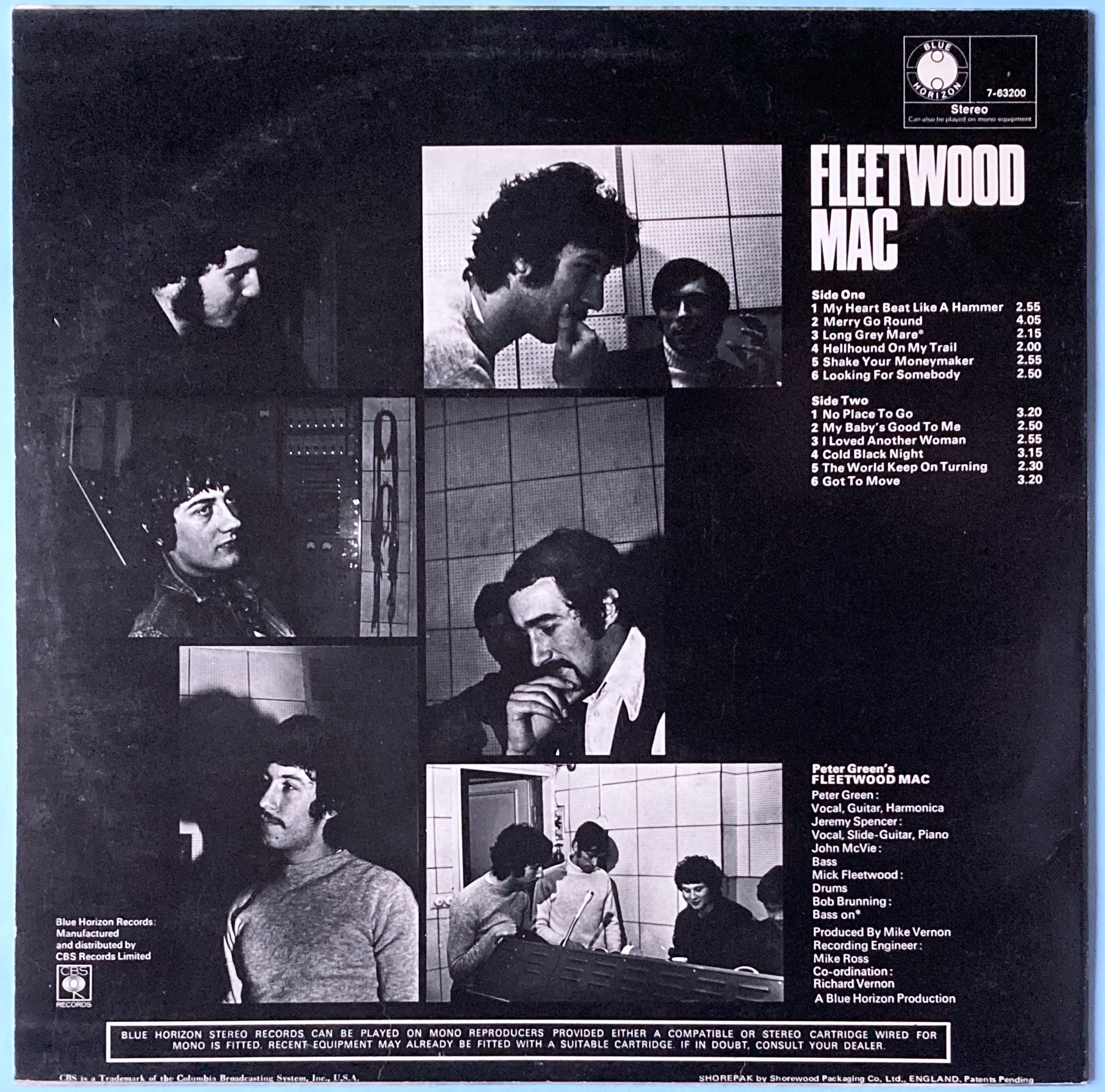 FLEETWOOD MAC - "same" UK orig LP 1968 - 3