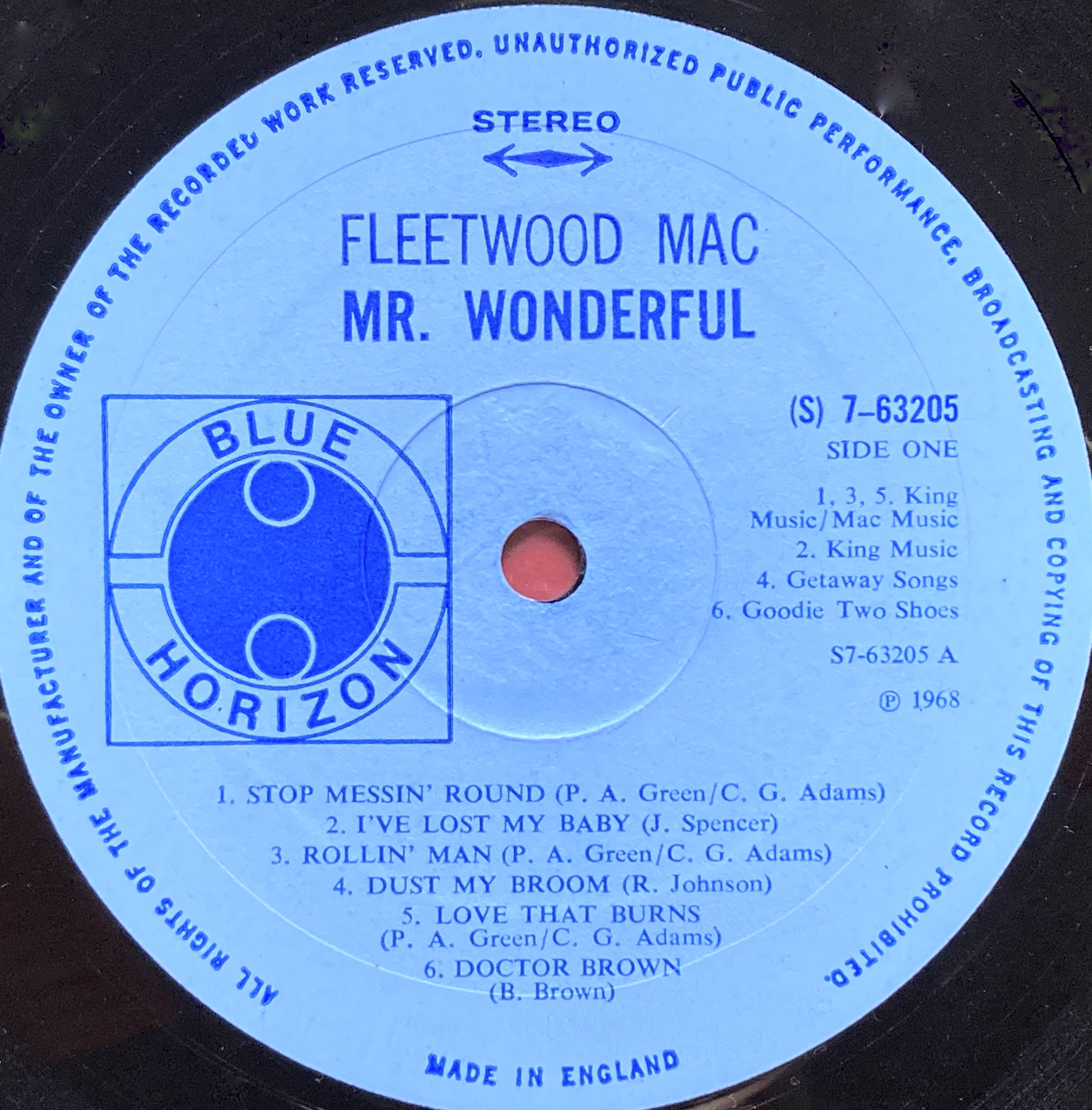 FLEETWOOD MAC - Mr. Wonderful UK orig LP 1968 - 4
