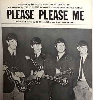 BEATLES - Please please me, US originalnoter 1964
