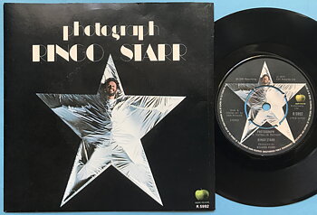 RINGO STARR - Photograph 7" UK PS 1973