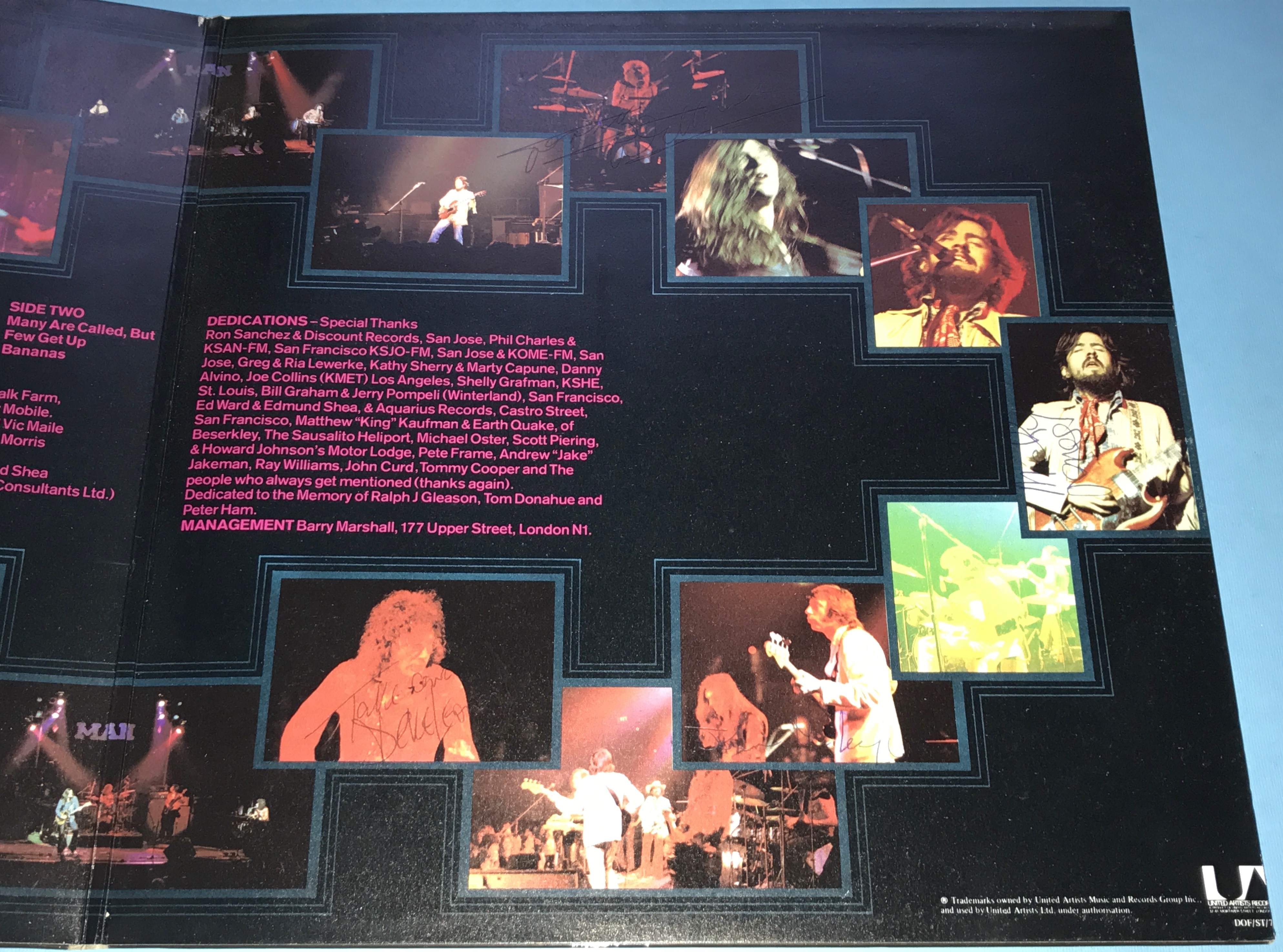 MAN - Maximum darkness SIGNERAD UK-orig LP 1975 - 4