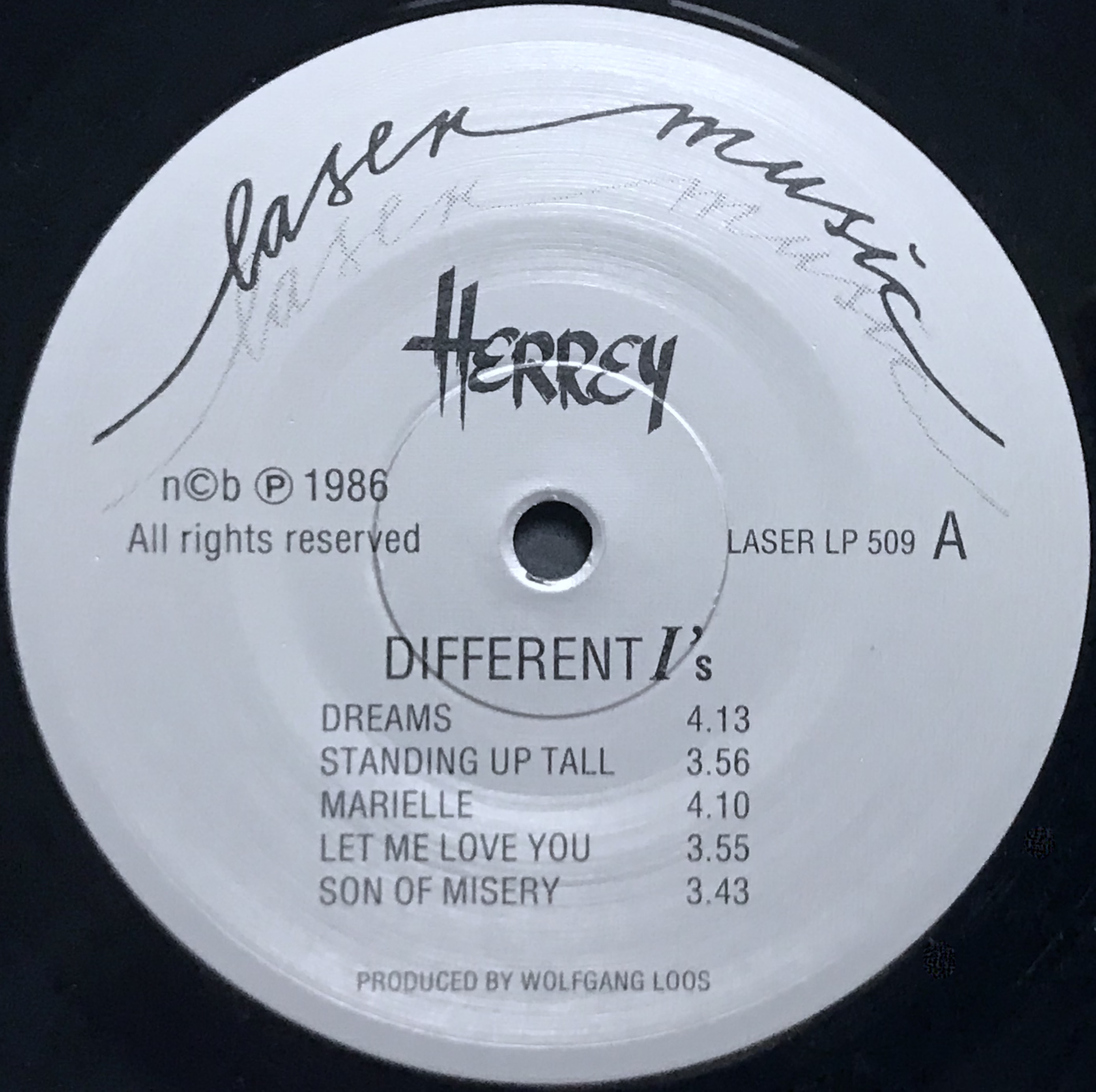 HERREY´S / HERREY - Different I´s SIGNED LP 1986 - 4