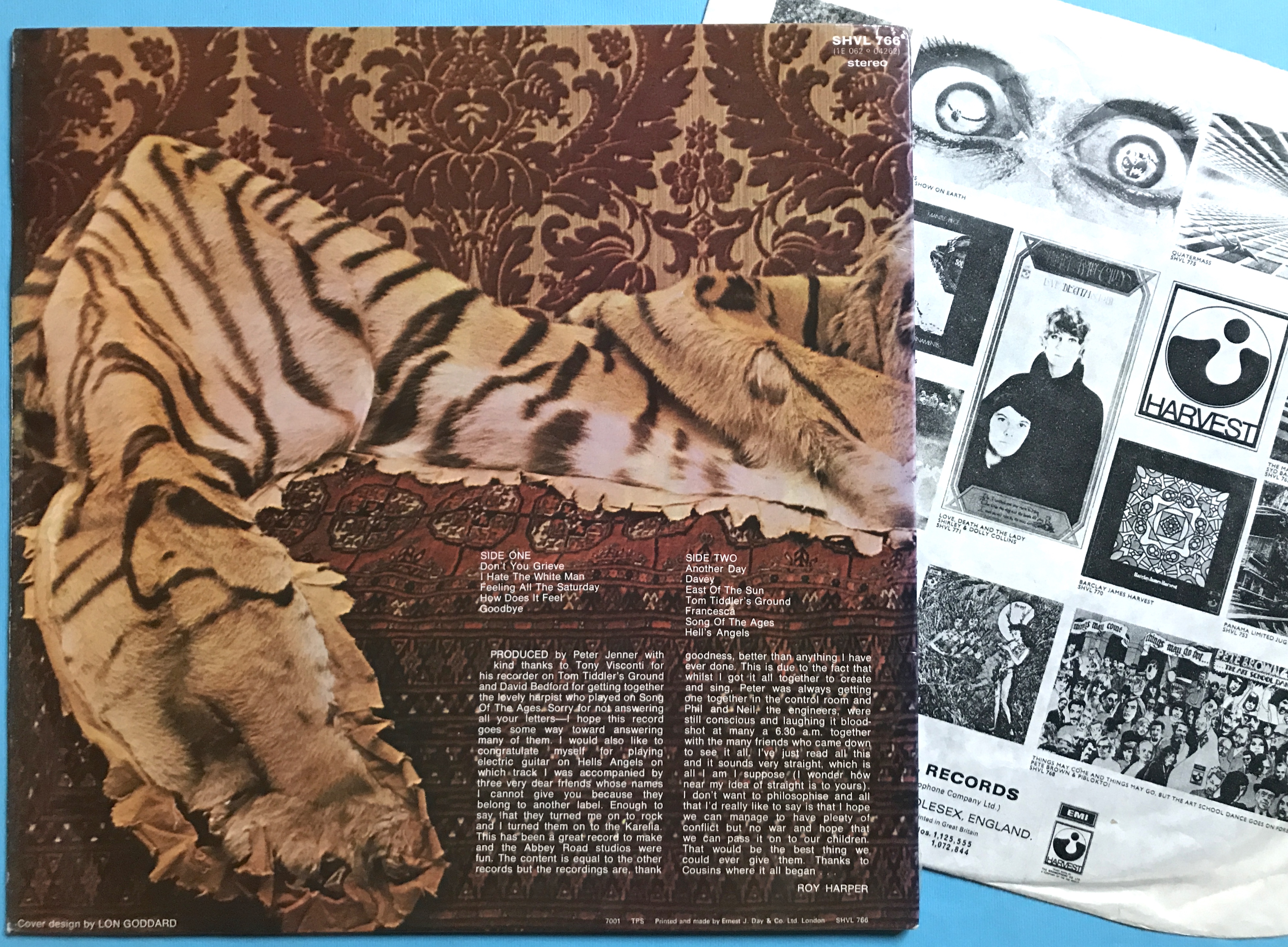ROY HARPER - Flat baroque and berserk UK-orig LP 1970 - 2