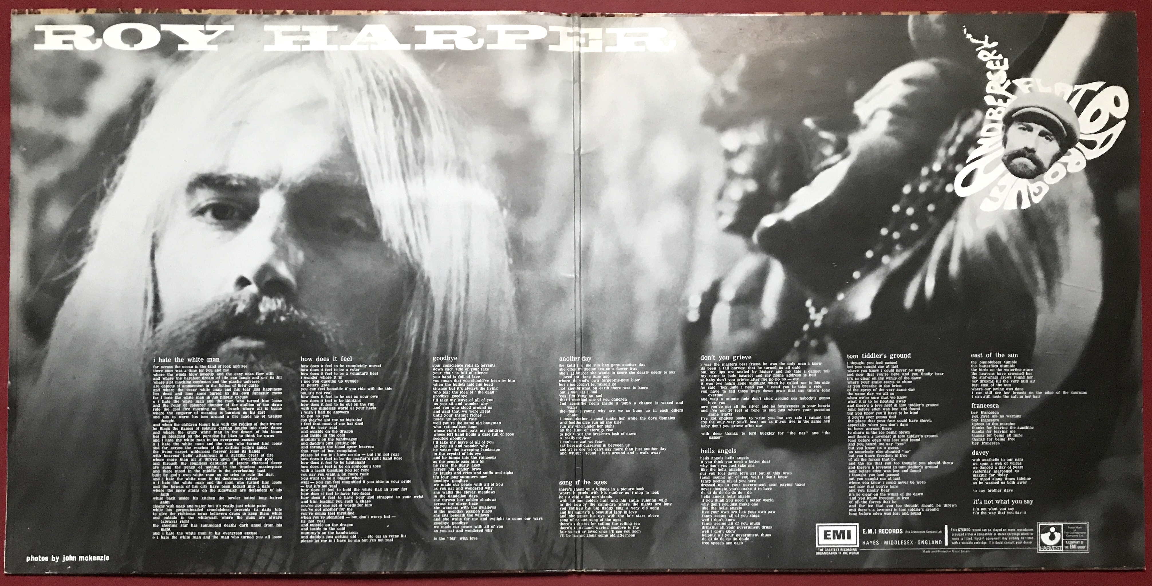 ROY HARPER - Flat baroque and berserk UK-orig LP 1970 - 7