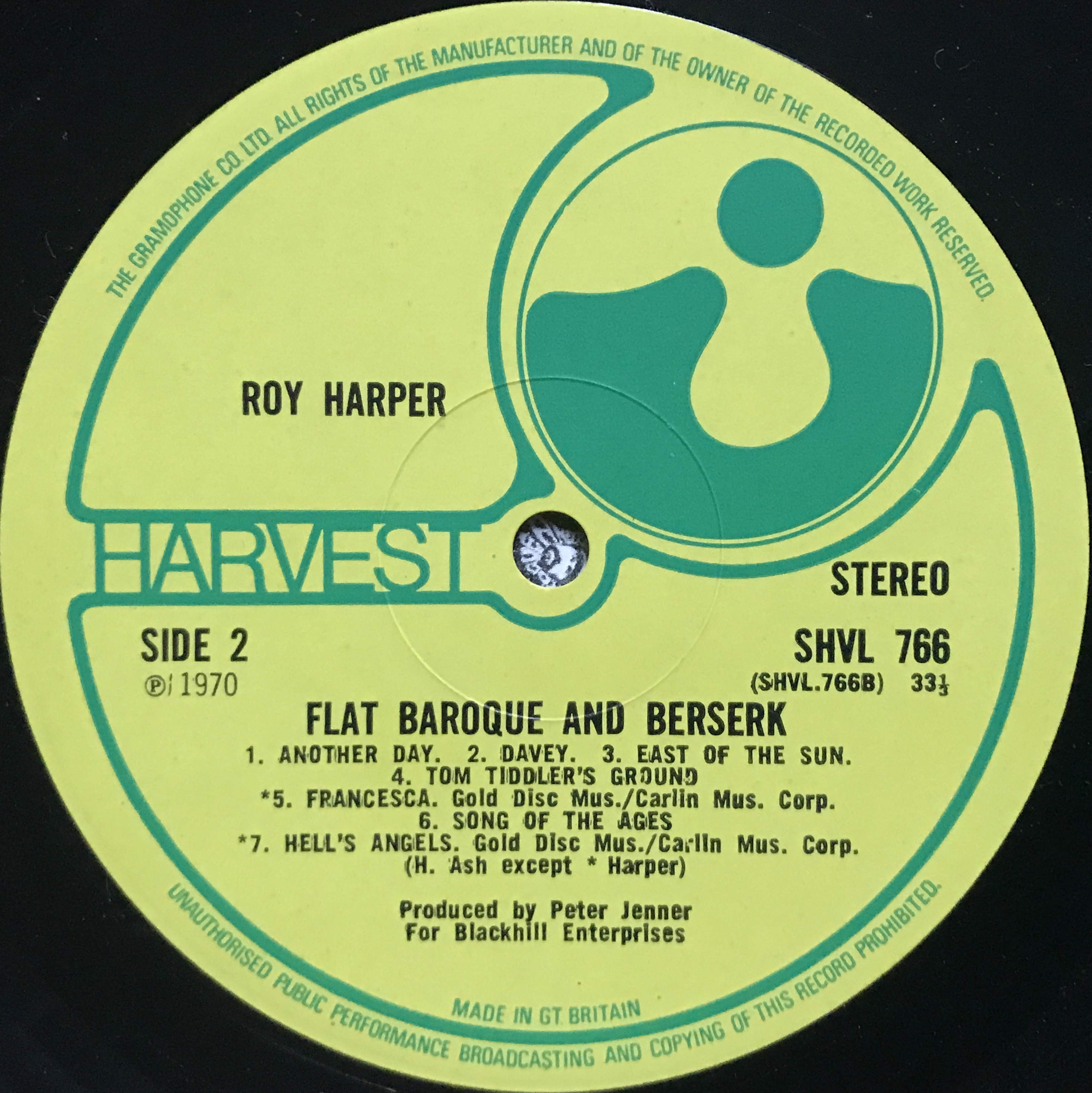 ROY HARPER - Flat baroque and berserk UK-orig LP 1970 - 4