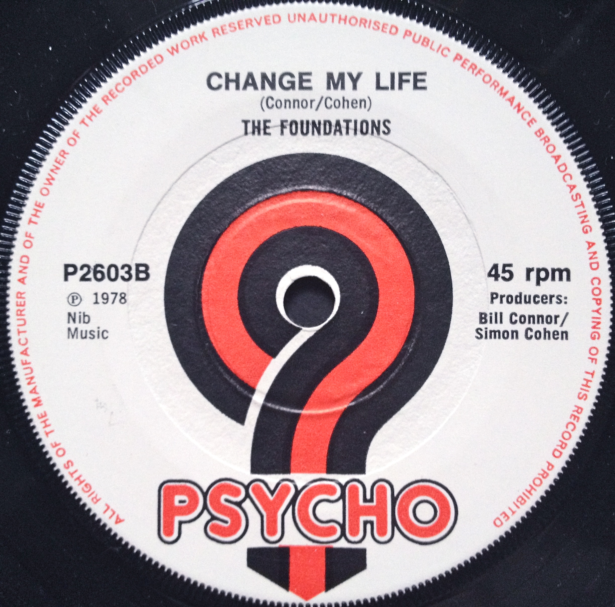 FOUNDATIONS - Closer to loving you / Change my life NORTHERN SOUL 7" UK-orig 1978 - 4