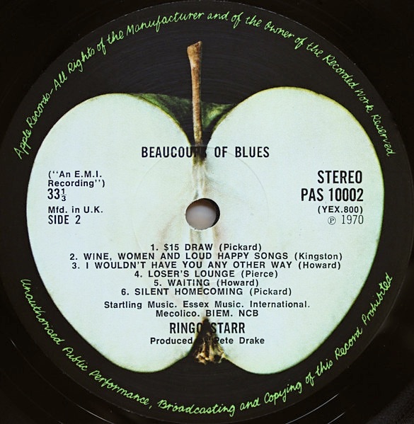 RINGO STARR - Beaucoups of blues UK-orig LP 1970 - 5