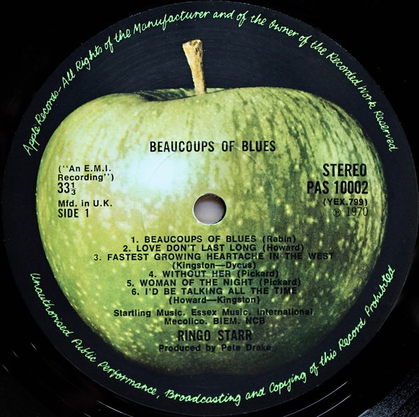 RINGO STARR - Beaucoups of blues UK-orig LP 1970 - 4