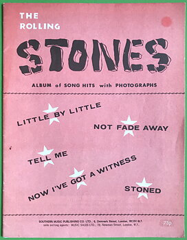 ROLLING STONES - Album of song hits with photographs 1964 PINK