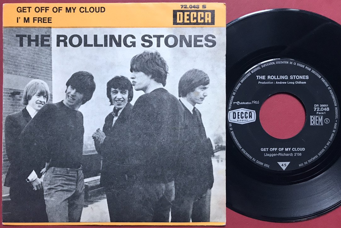 Rolling stones get. Get off of my cloud the Rolling Stones. Самолет Роллинг стоунз. 1975 Года “Rolling Stones” первая пластинка в СССР. Плакат Rolling Stones 1980 года.