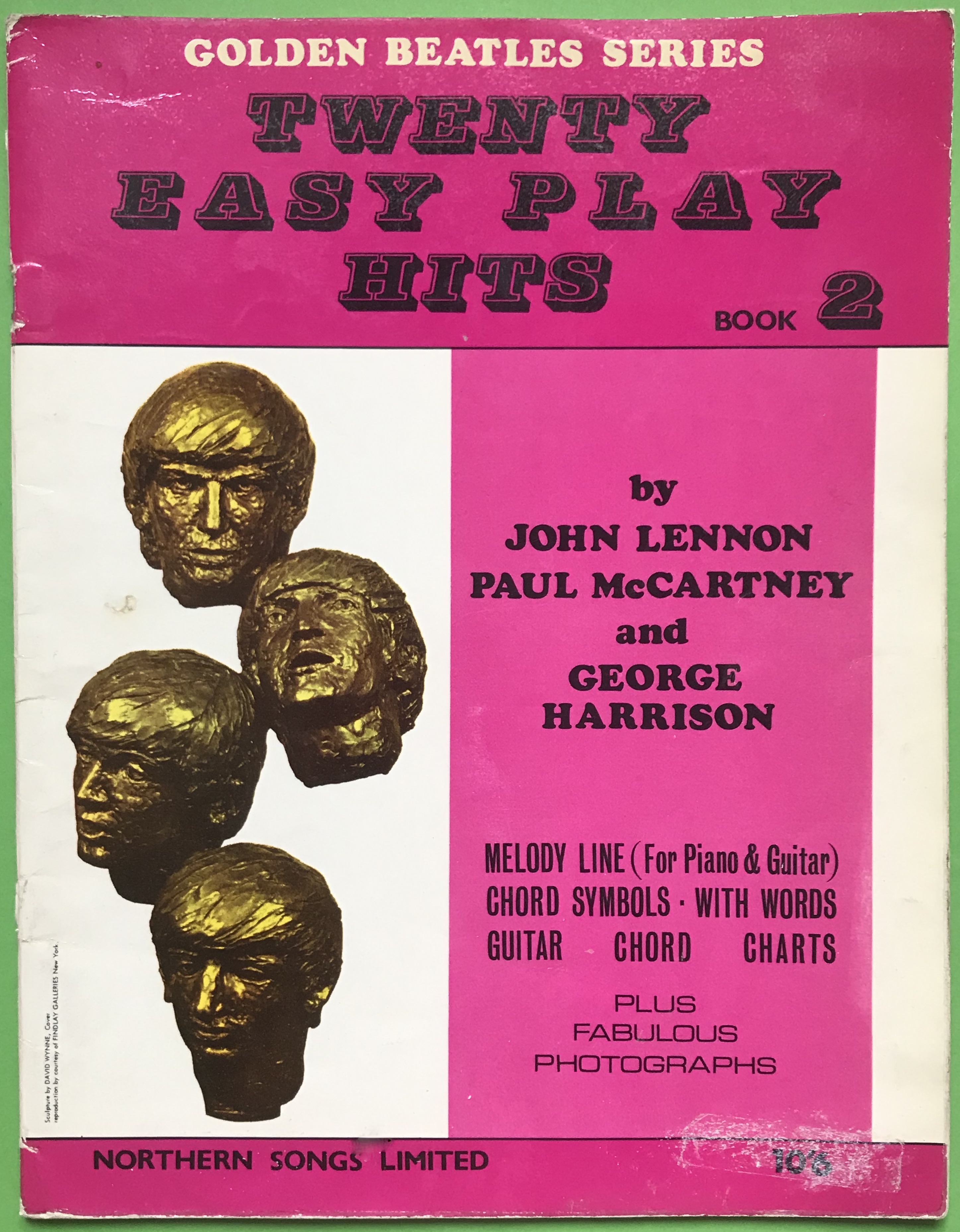 BEATLES - Twenty easy play hits Book 2 Nothäfte album