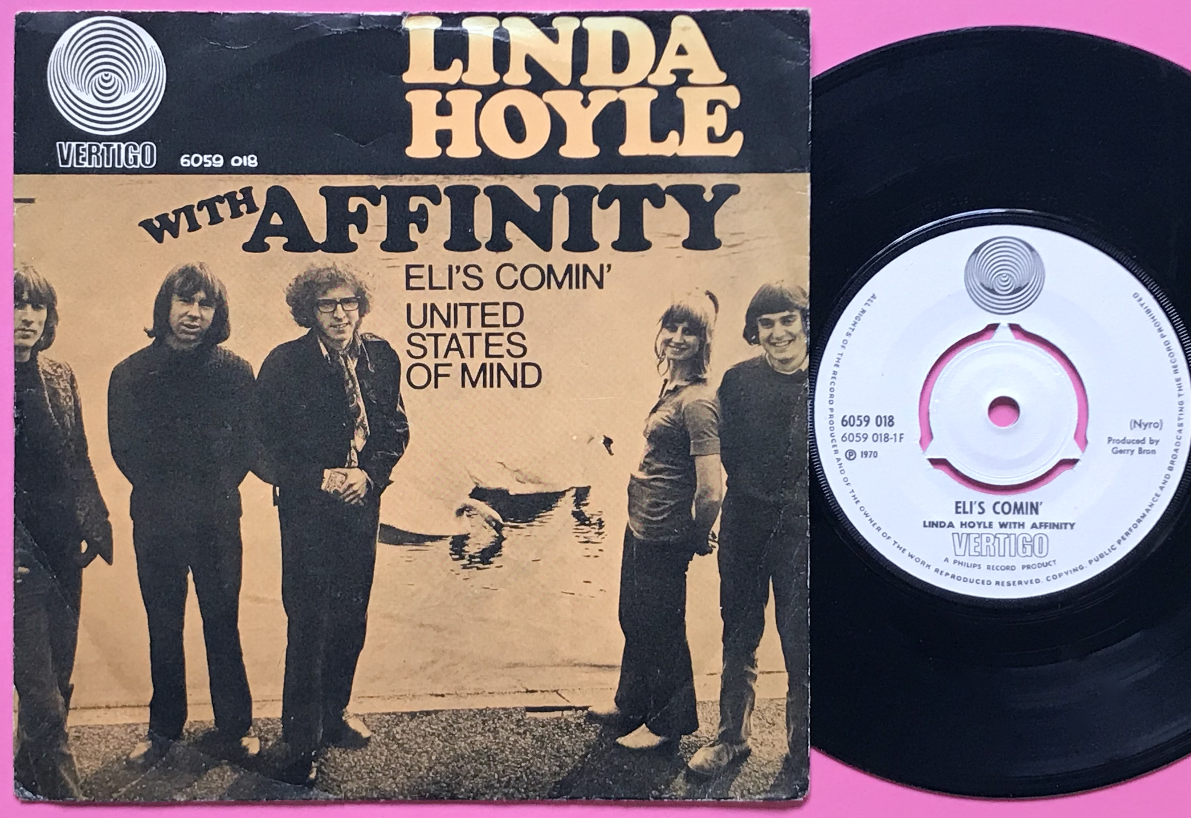 LINDA HOYLE with AFFINITY - Eli´s coming Norsk PS 1971