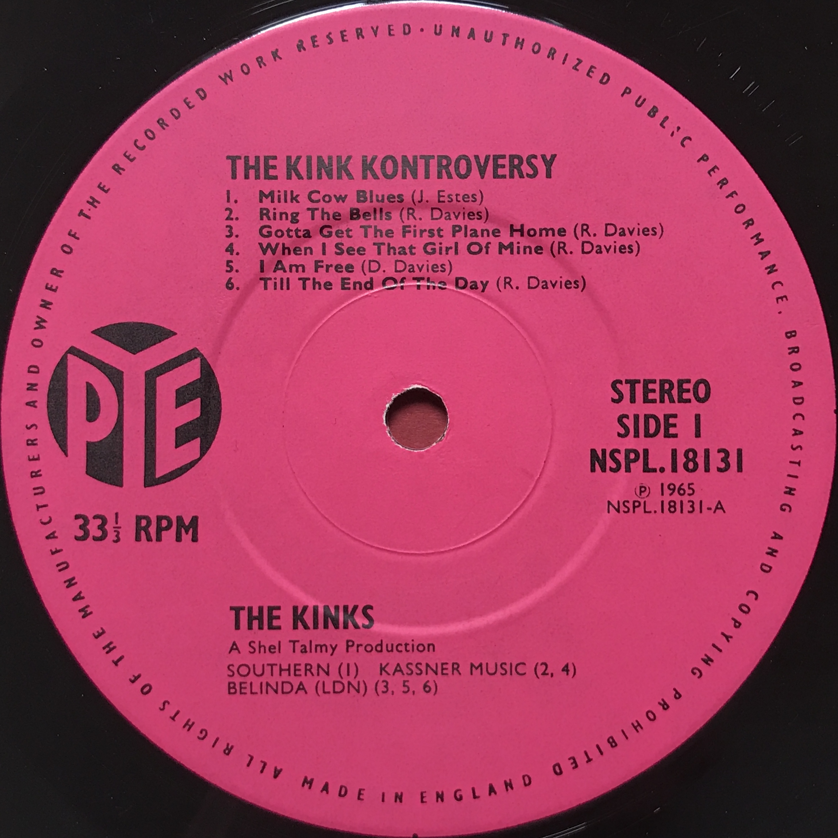 KINKS - Kink kontroversy UK-orig Stereo Export LP 1965 - 3