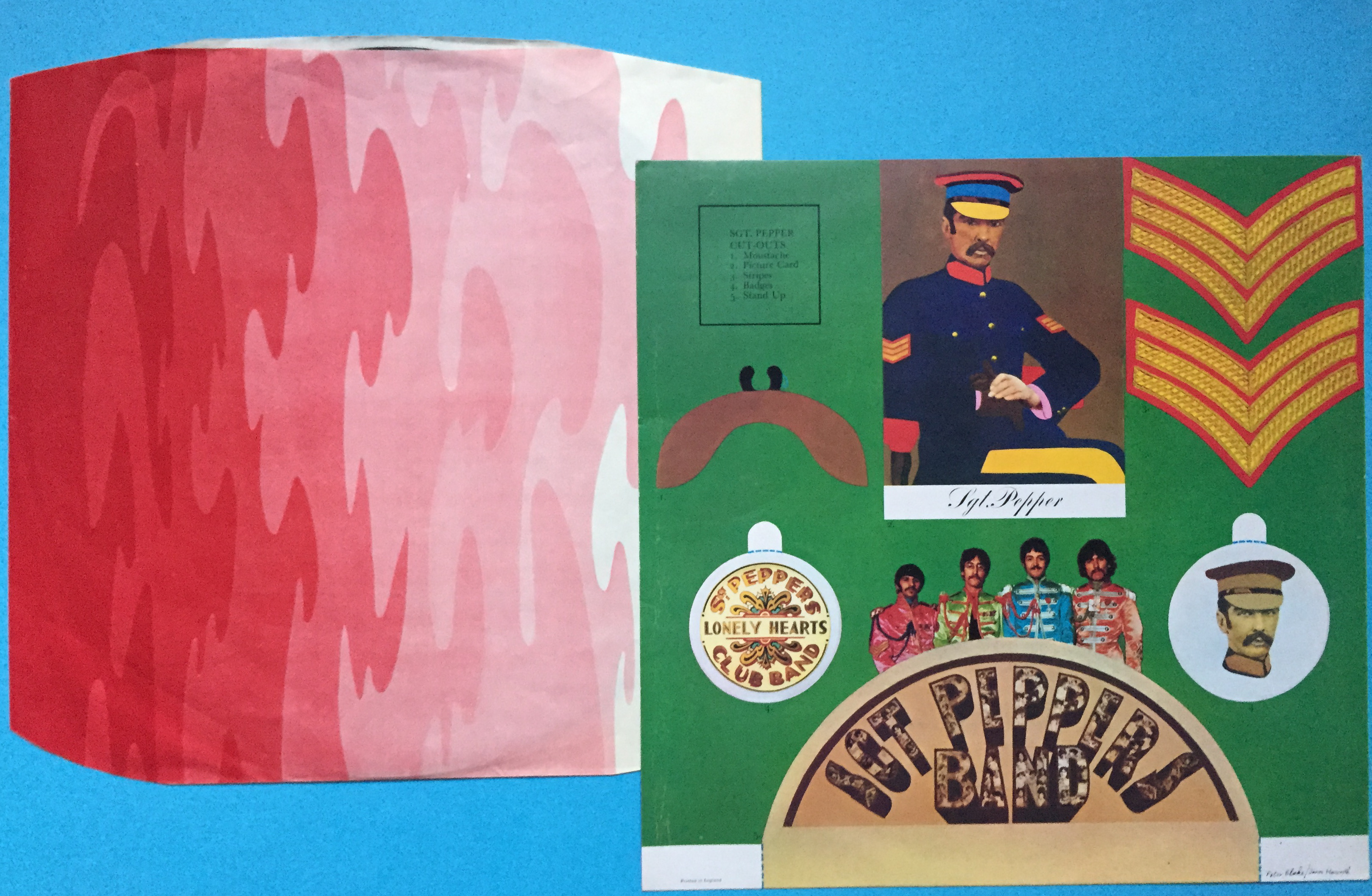 BEATLES - Sgt Peppers "EXTRA DOT" UK-orig stereo LP 1967  - 7