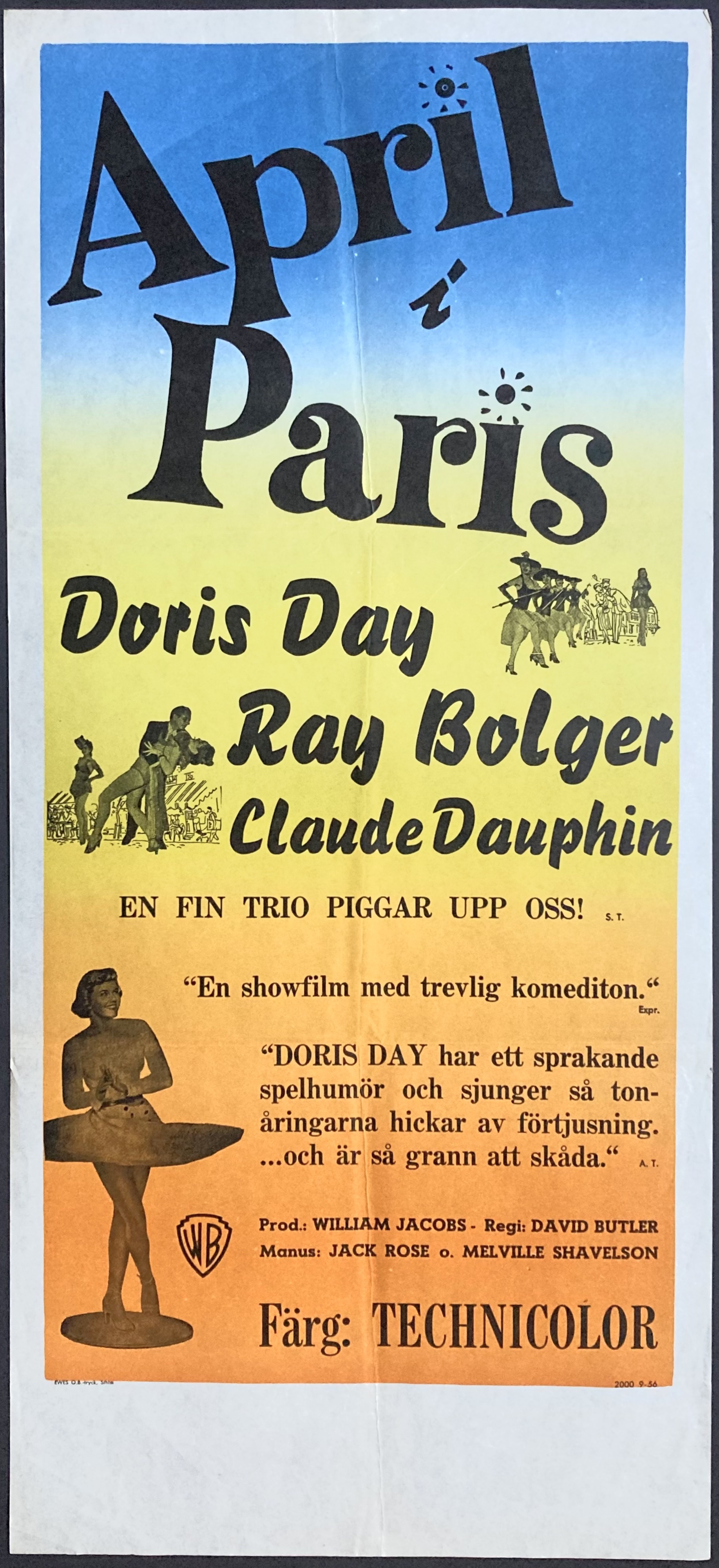 Nostalgipalatset April In Paris 1952