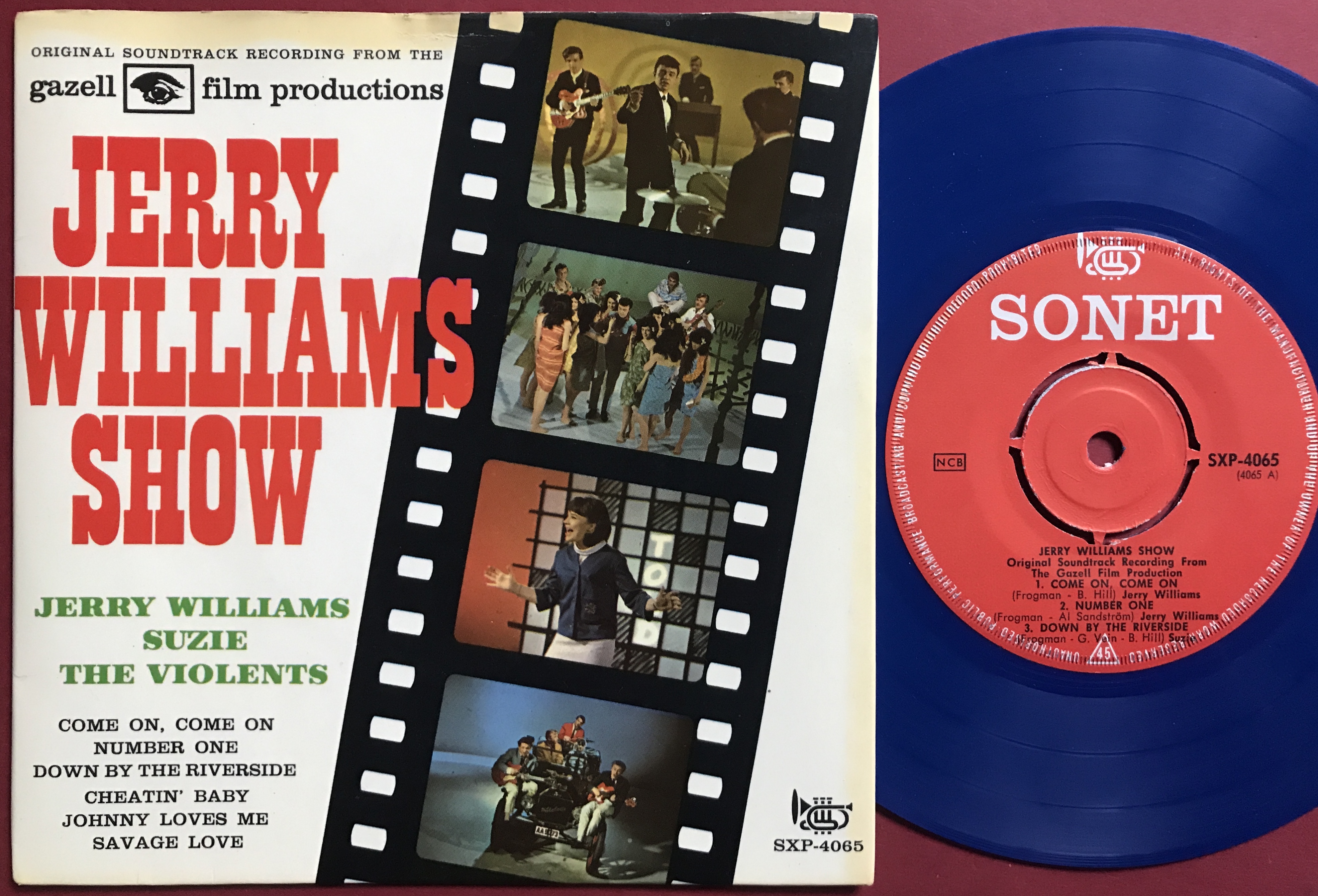 JERRY WILLIAMS - Show SUZIE & VIOLENTS Swe EP 1964