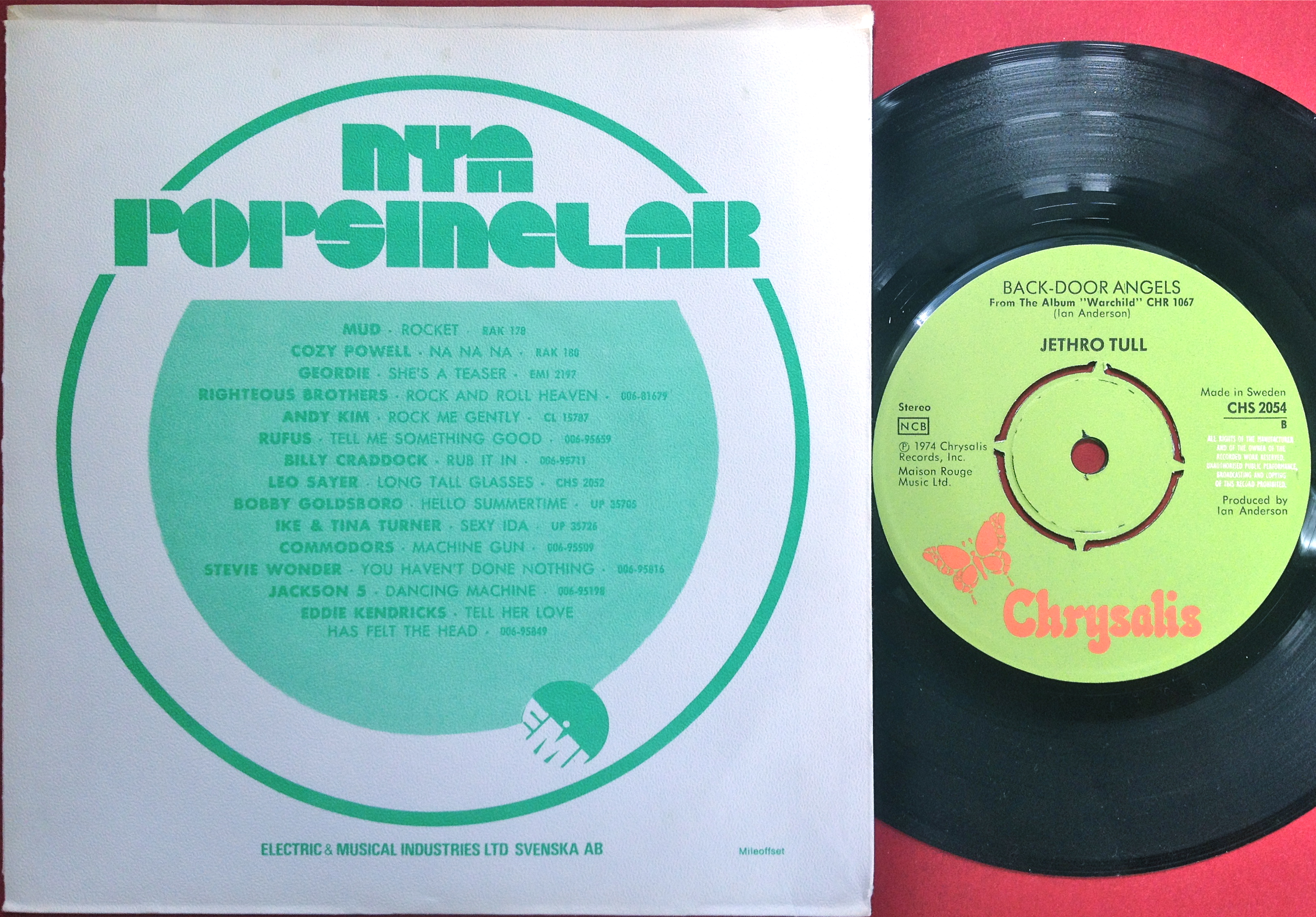 JETHRO TULL - Bungle in the jungle Swe PS 1972 - 2