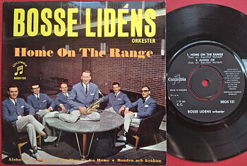 BOSSE LIDÉNS ORKESTER - Home on the range +3 Swe EP 1964