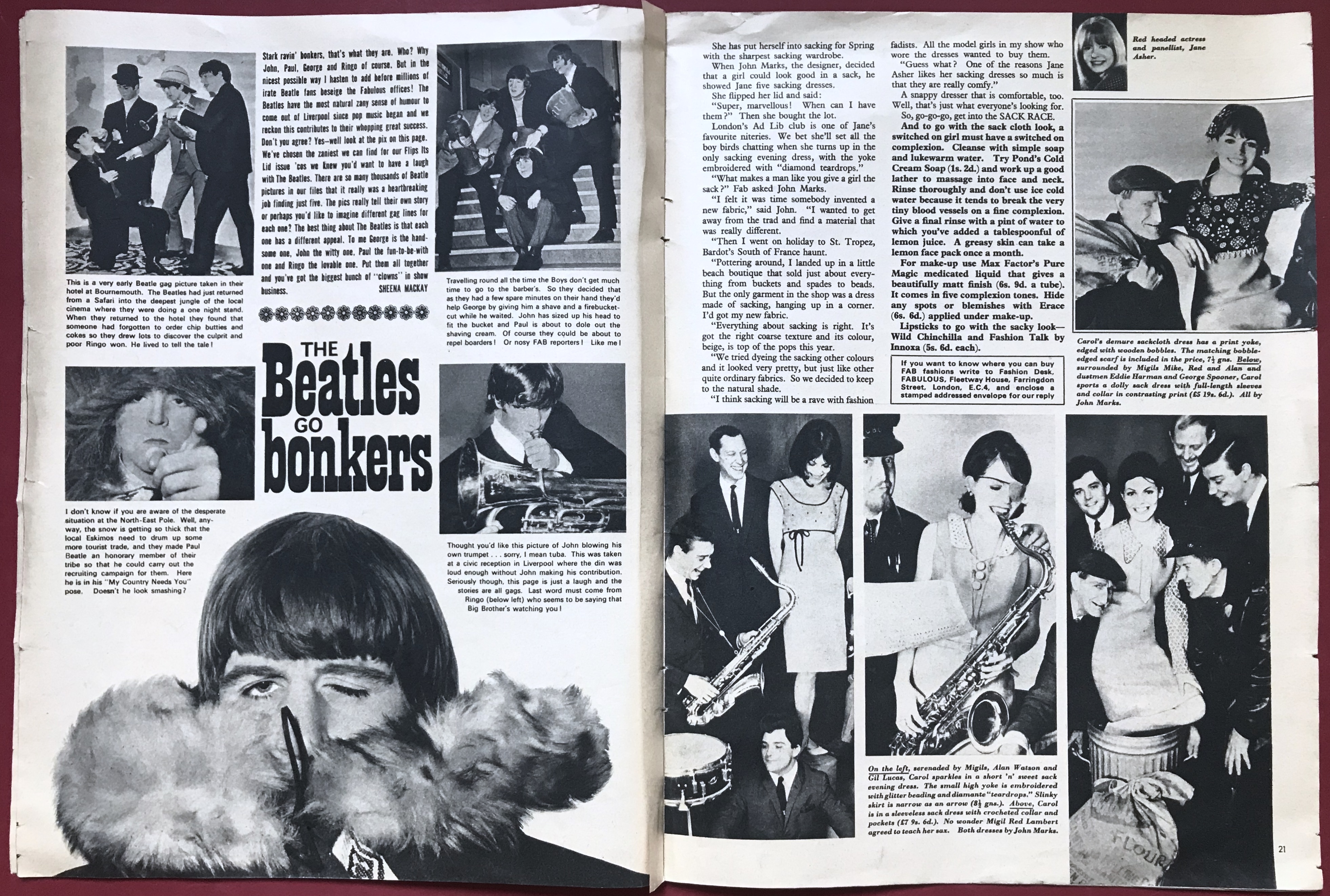 FABULOUS - 6:e mars 1965 FREDDIE & DREAMERS omslag - 7