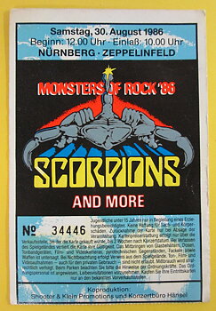 MONSTER OF ROCK - Nürnberg 1986