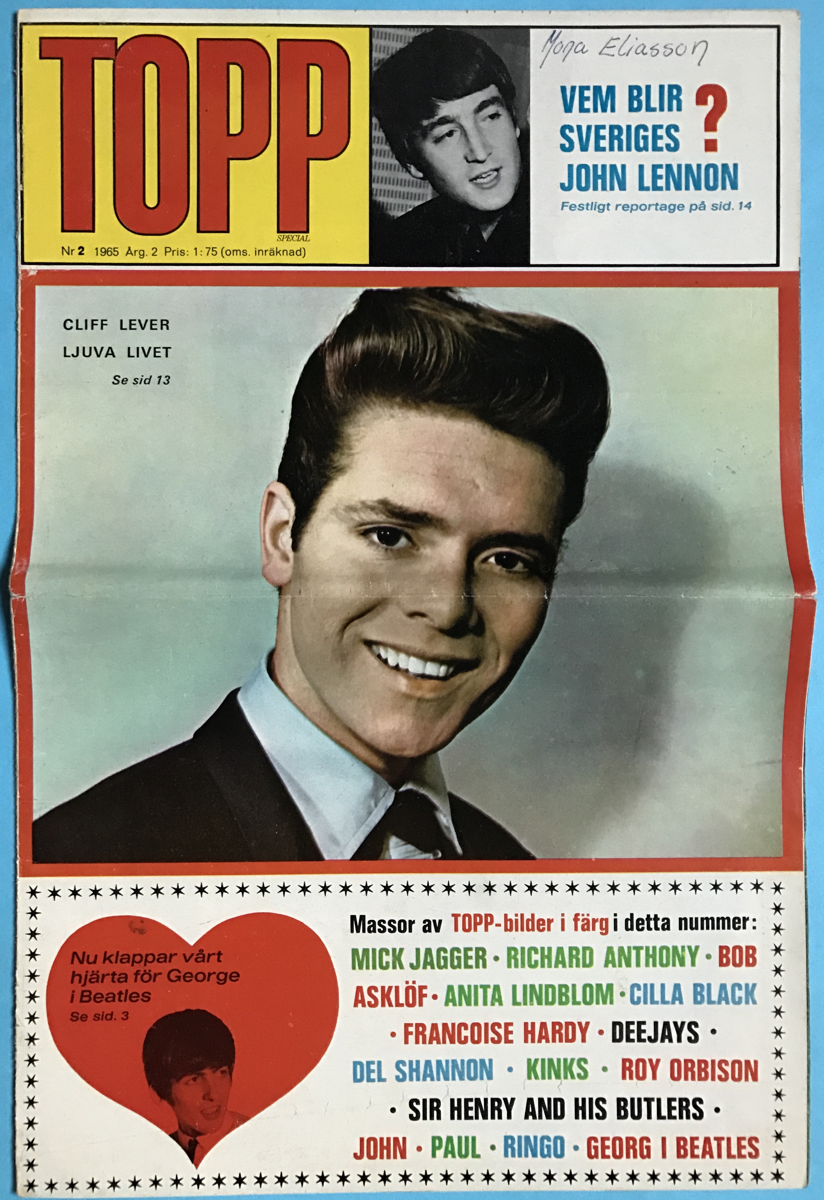 TOPP Special - No 2 1965 CLIFF / BEATLES cover