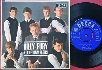 BILLY FURY & THE GAMBLERS - 1965 UK EP