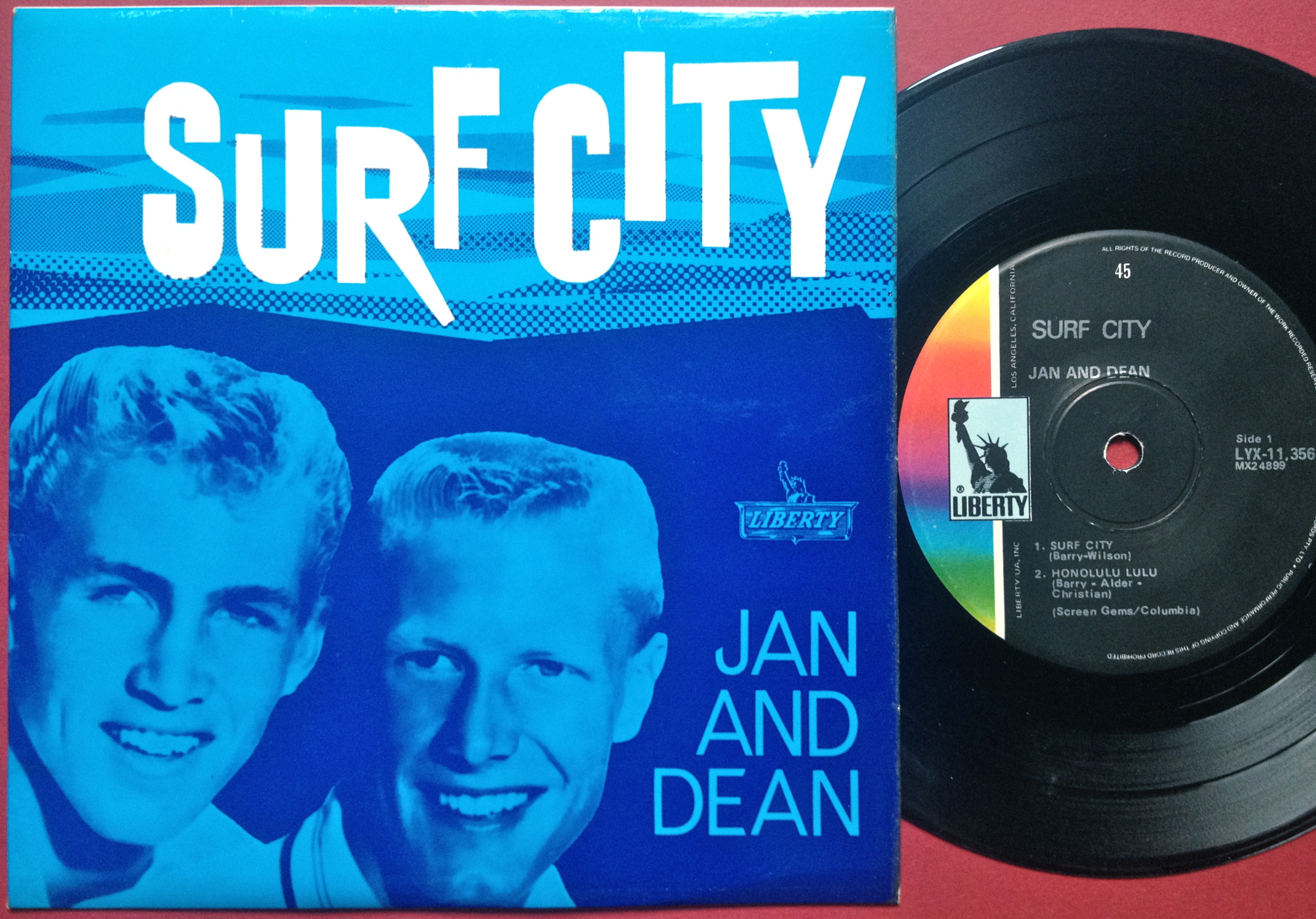 JAN & DEAN - Surf city Australien EP 1966