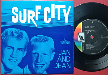 JAN & DEAN - Surf city Australien EP 1966