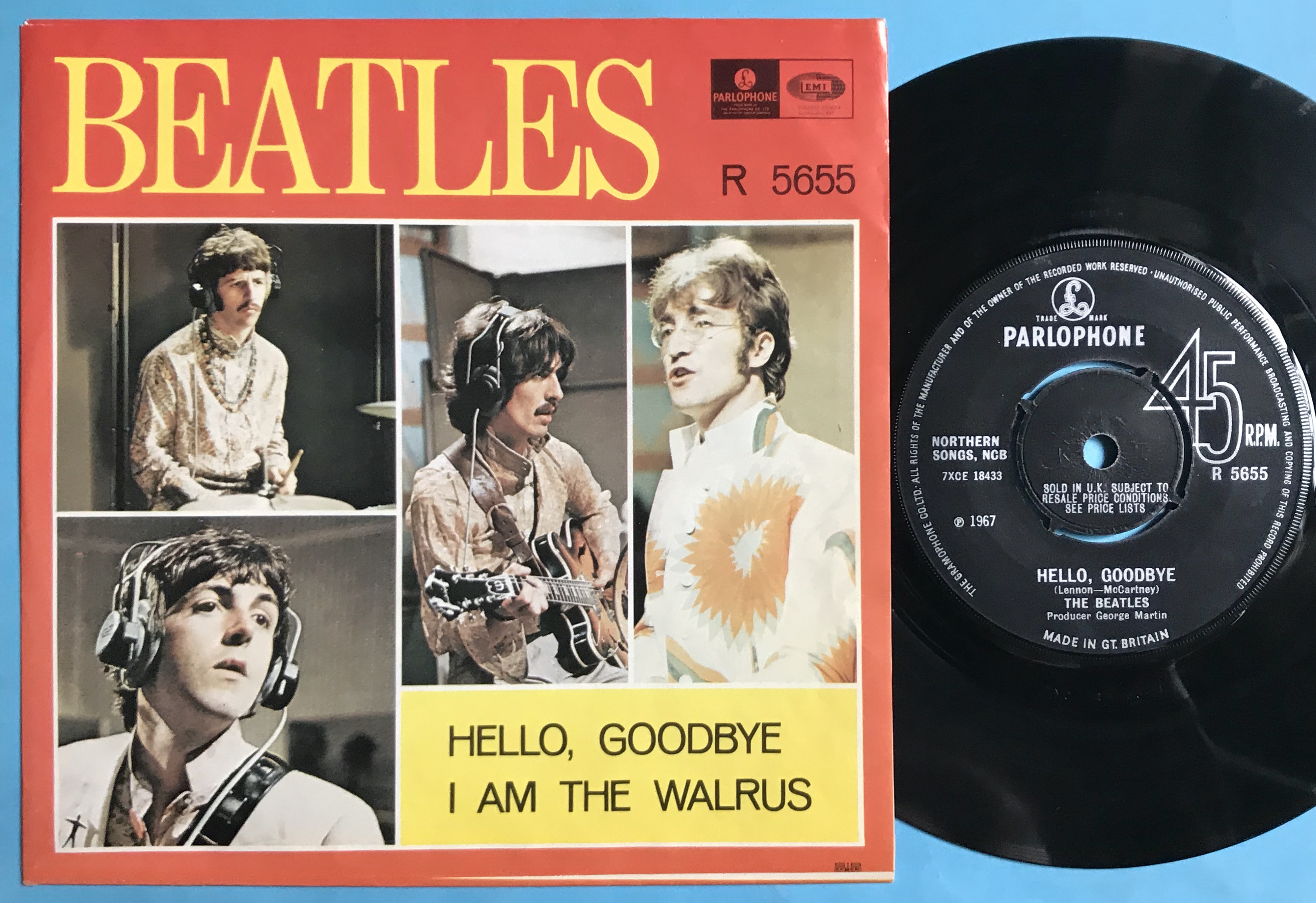 The Beatles Hello, Goodbye UK(英 GB)盤 EP The Beatles Hello, Goodbye UK(英 GB)盤 EP