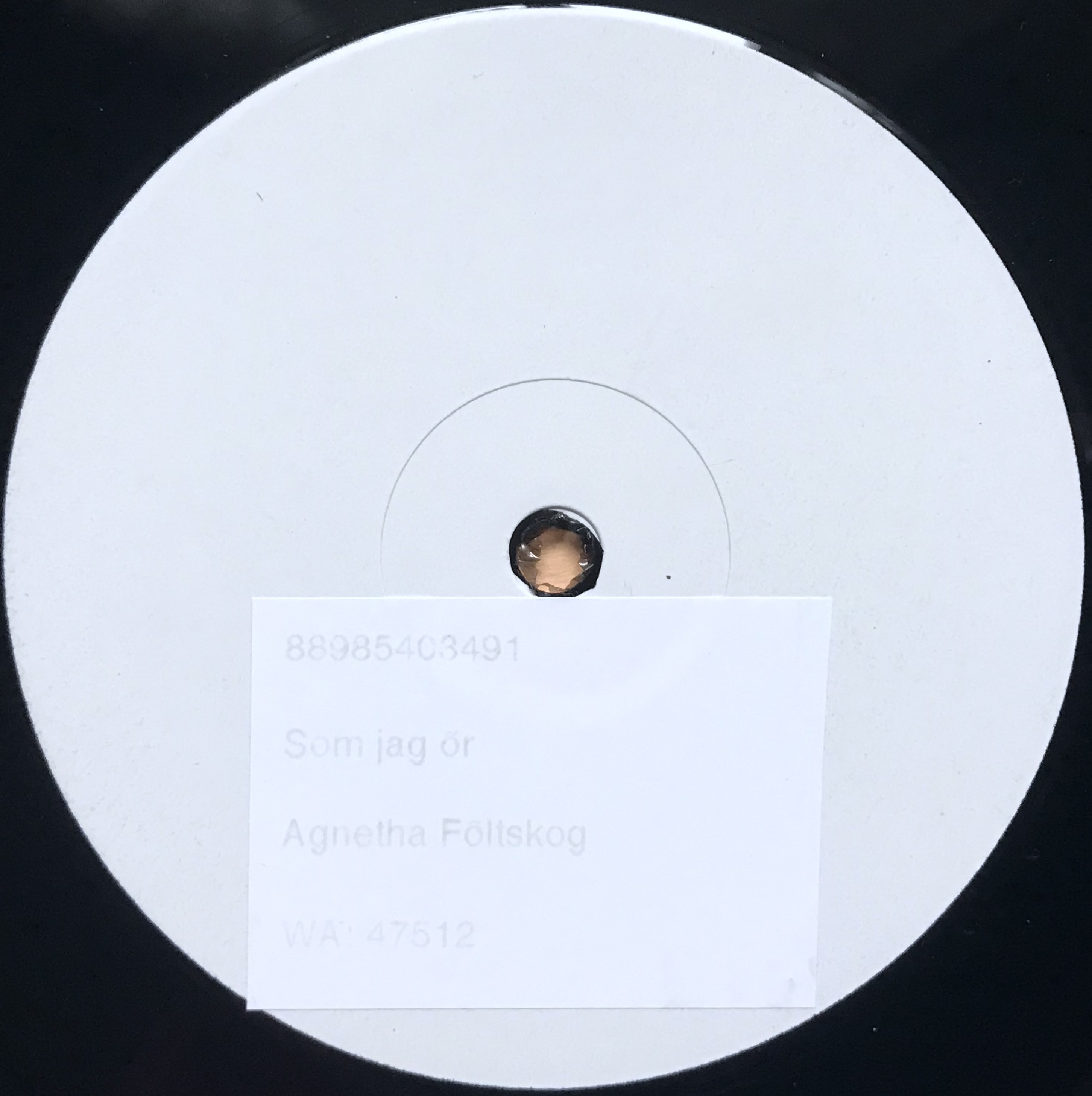 AGNETHA FÄLTSKOG - Som jag är Swe-orig TEST PRESSING! LP 2017