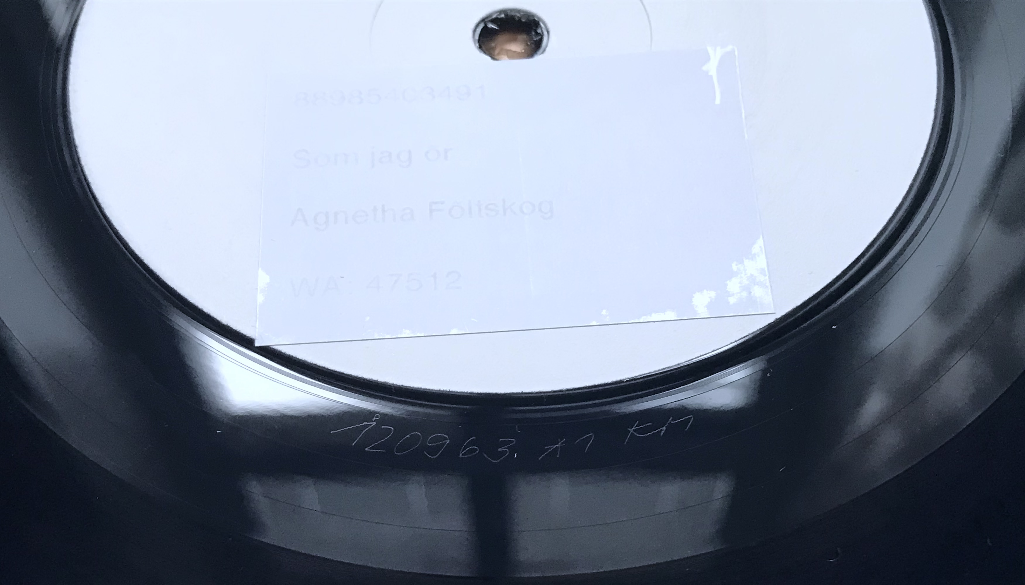 AGNETHA FÄLTSKOG - Som jag är Swe-orig TEST PRESSING! LP 2017 - 3