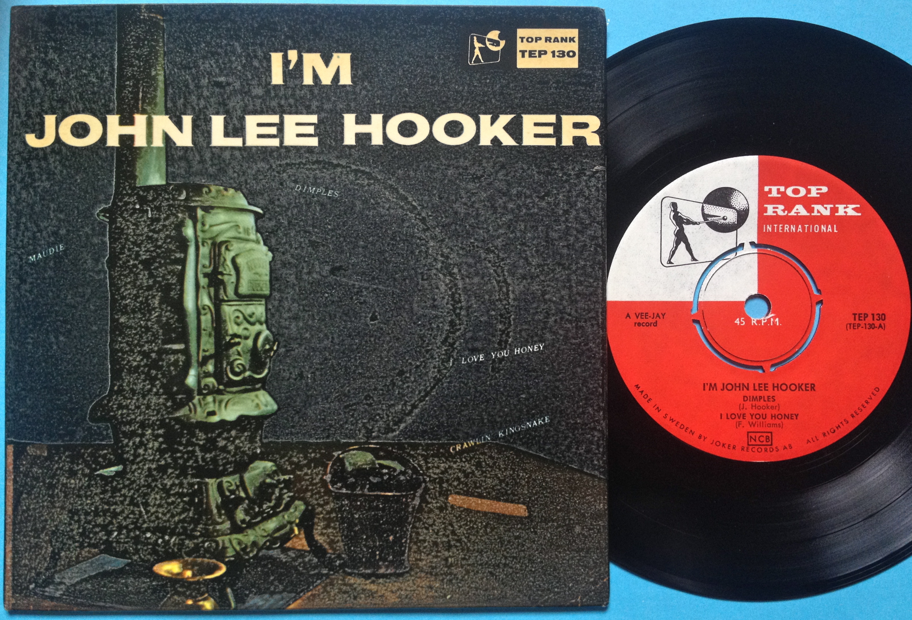 JOHN LEE HOOKER - I´m John Lee Hooker Swe EP 1960