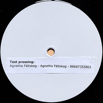 AGNETHA FÄLTSKOG - "same" Swe-orig TEST PRESSING! LP 2016