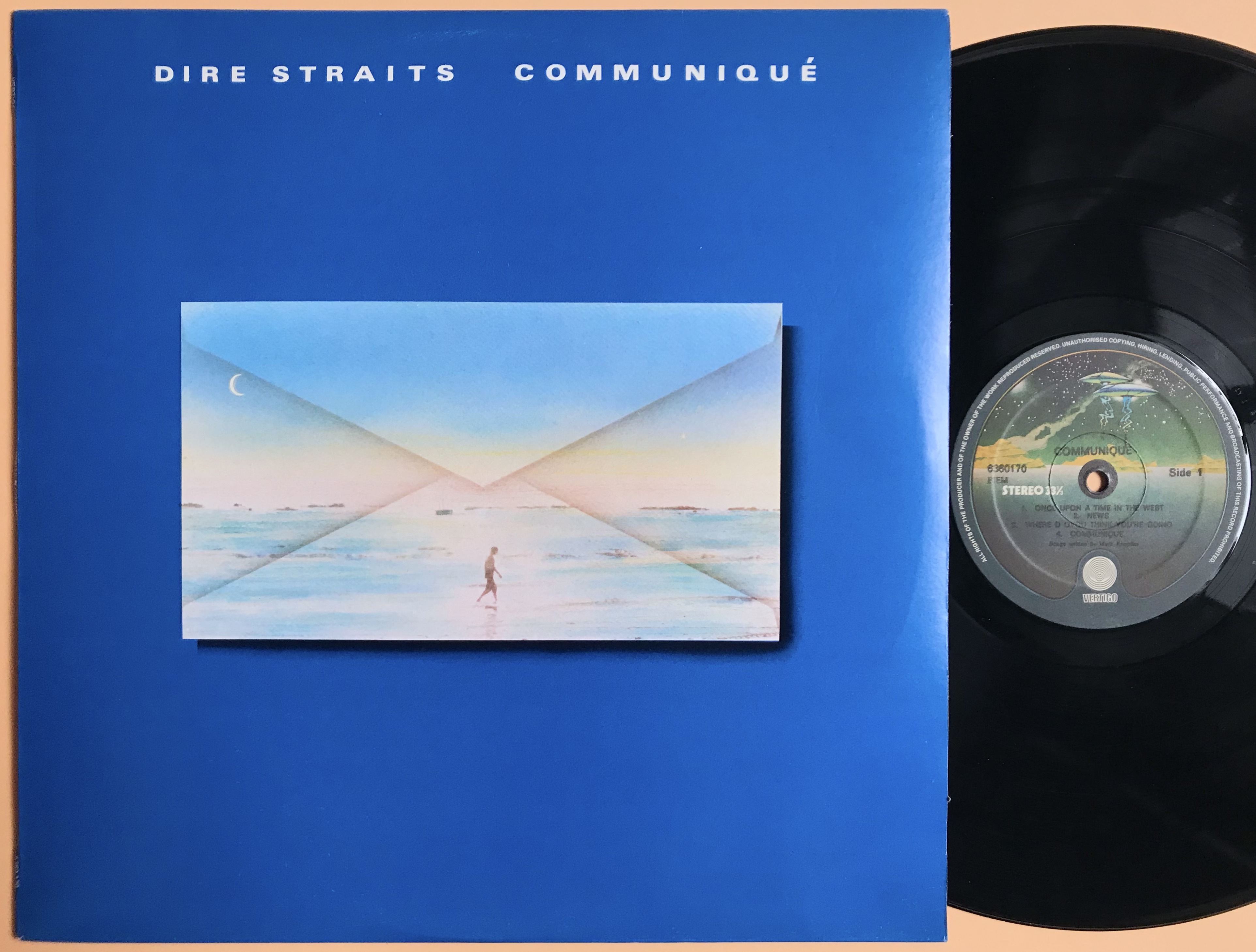 DIRE STRAITS - Communiqué Israel-orig LP 1979