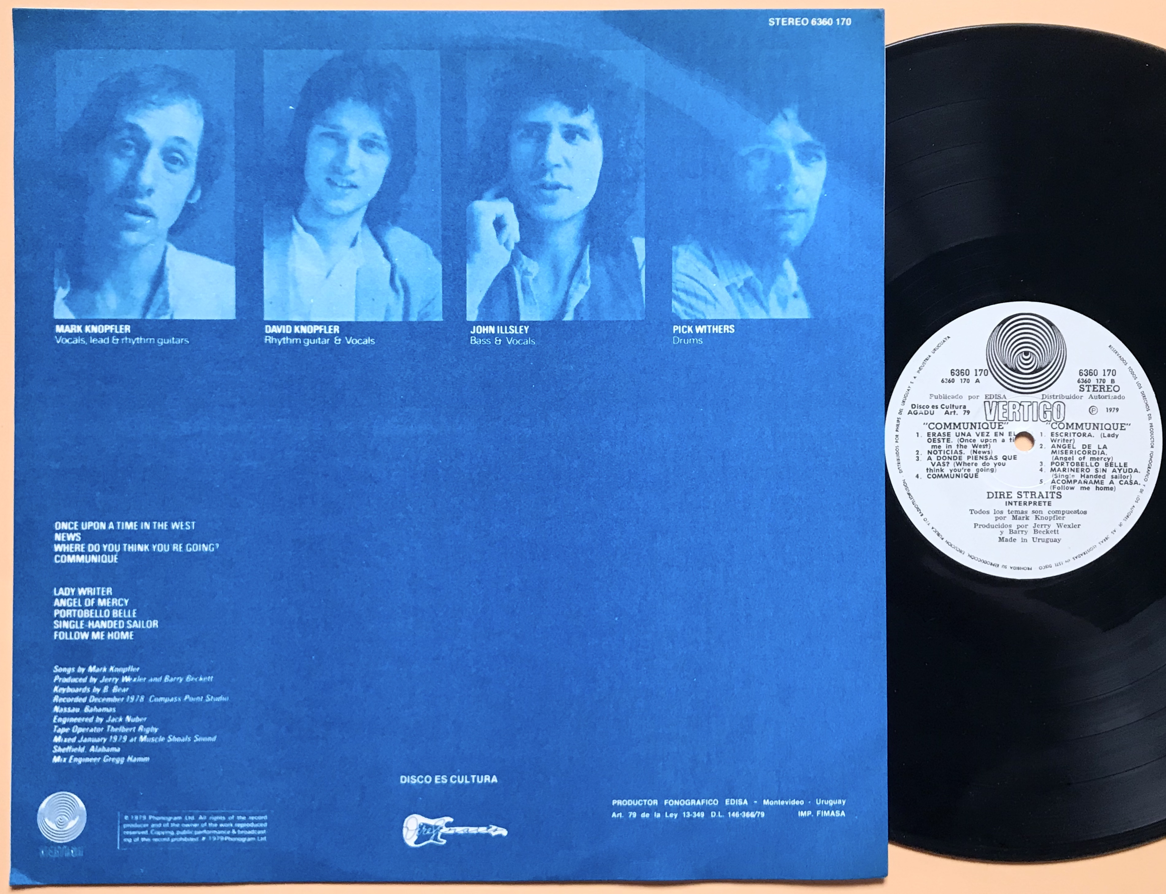DIRE STRAITS - Communiqué Uruguay-orig LP 1979 - 2