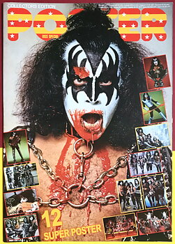 TIDNINGEN POSTER - KISS Special / GENE omslag "Collectors edition"