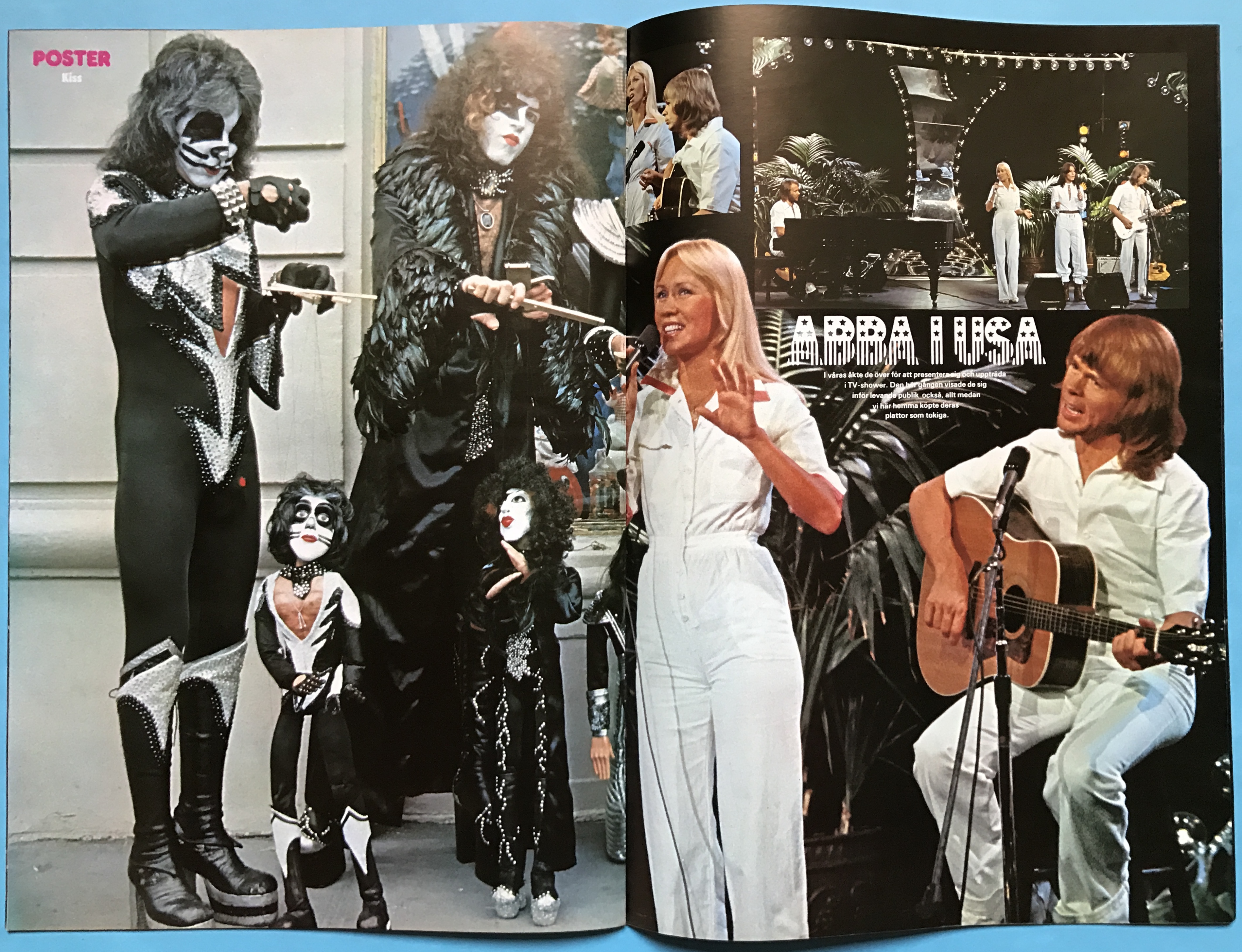 TIDNINGEN POSTER - No 11 1976 ALICE COOPER omslag OVIKT / NYSKICK!! - 7